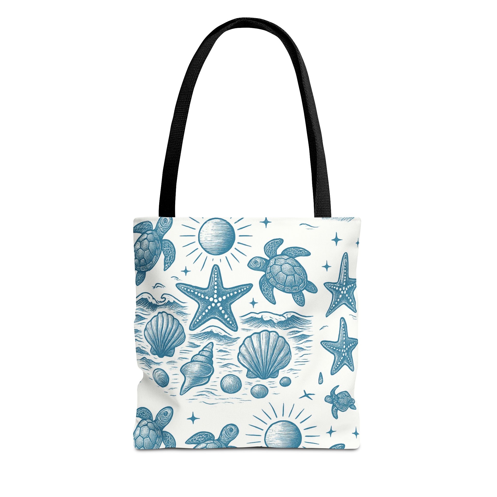 Ocean-Inspired Tote Bag, Beach Bag, Reusable Shopping Tote, Gifts for Ocean Lovers, Summer Accessory, Eco-Friendly Fashion