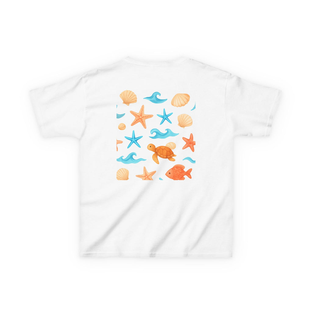 Kids Summer T-Shirt, Fun Beach Vibes, Toddler Gift, Summer Outfit, Cute Marine Graphics, Cute Children's Tee