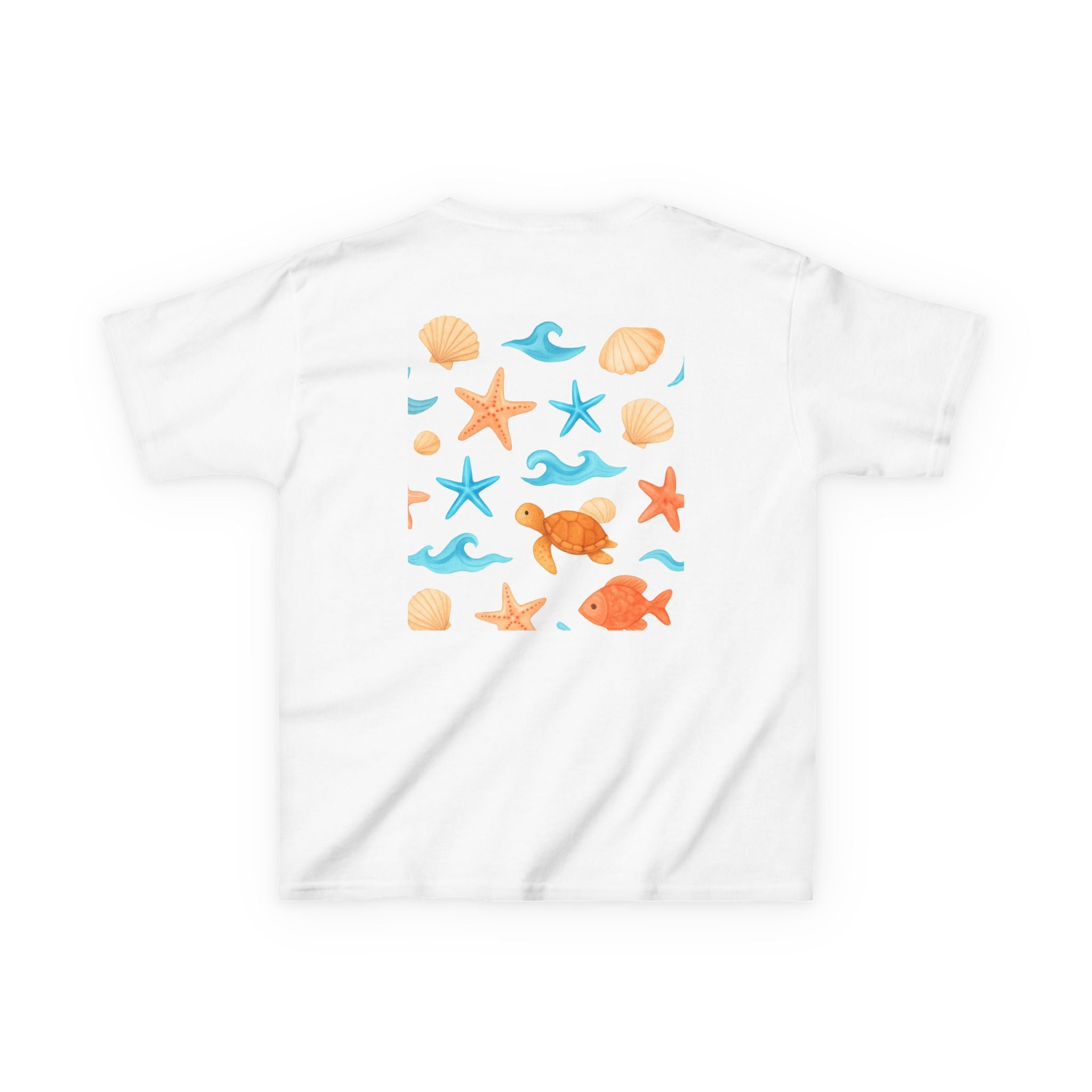 Kids Summer T-Shirt, Fun Beach Vibes, Toddler Gift, Summer Outfit, Cute Marine Graphics, Cute Children's Tee