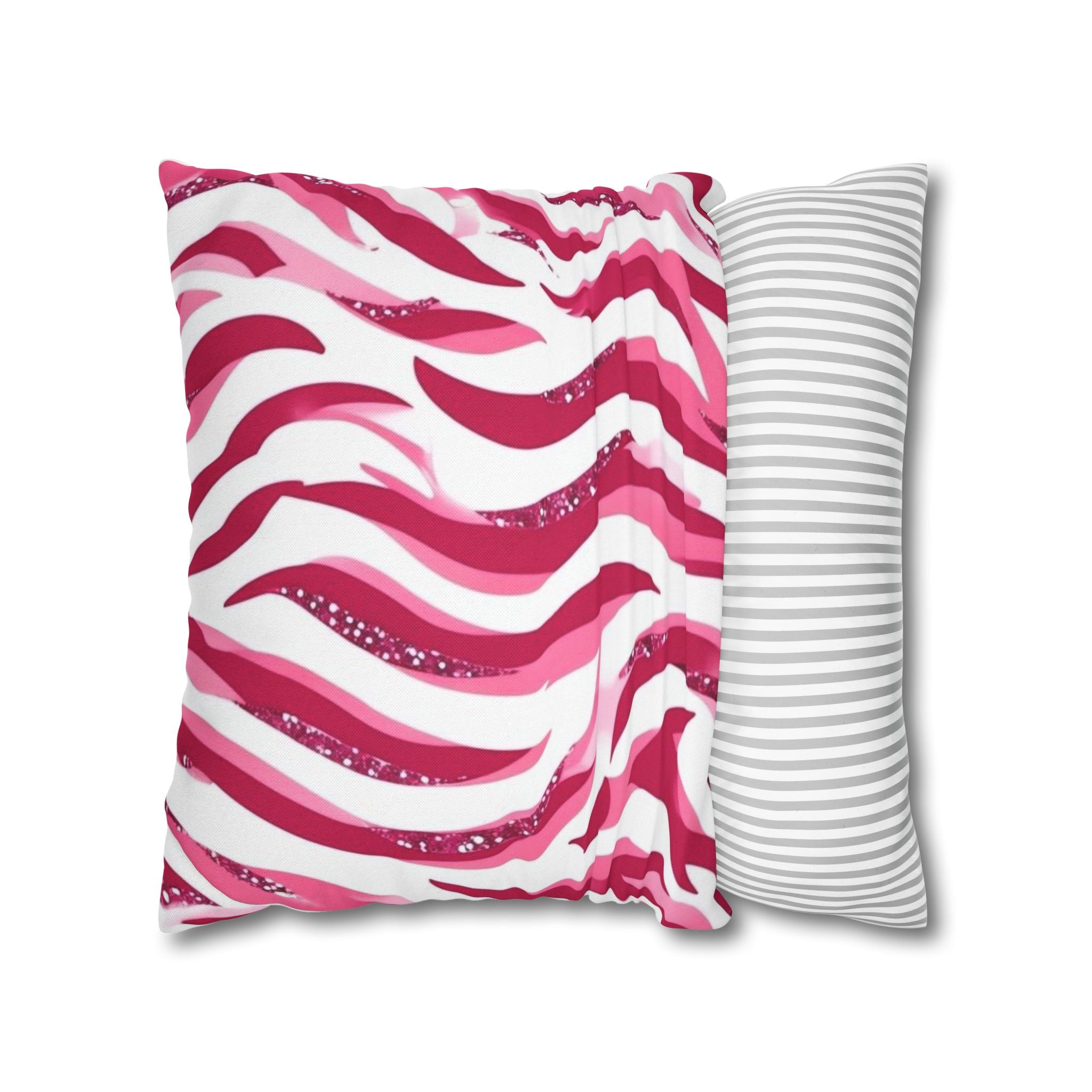 Vibrant Zebra Print Pillowcase, Home Decor, Couch Accent, Gift for Her, Animal Print Decor