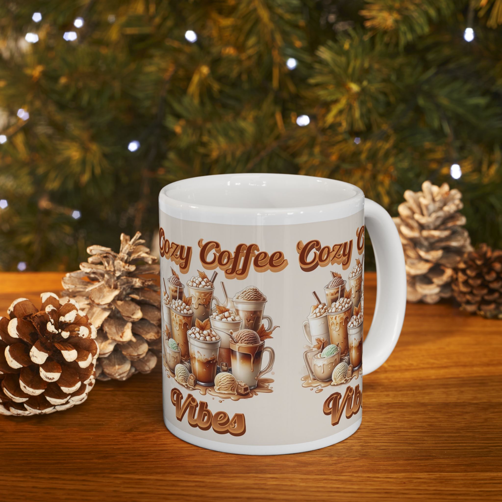 Cozy Coffee Mug - Perfect Gift for Coffee Lovers, Home Decor, Personalized Drinkware, Winter Warmth, Cozy Vibes
