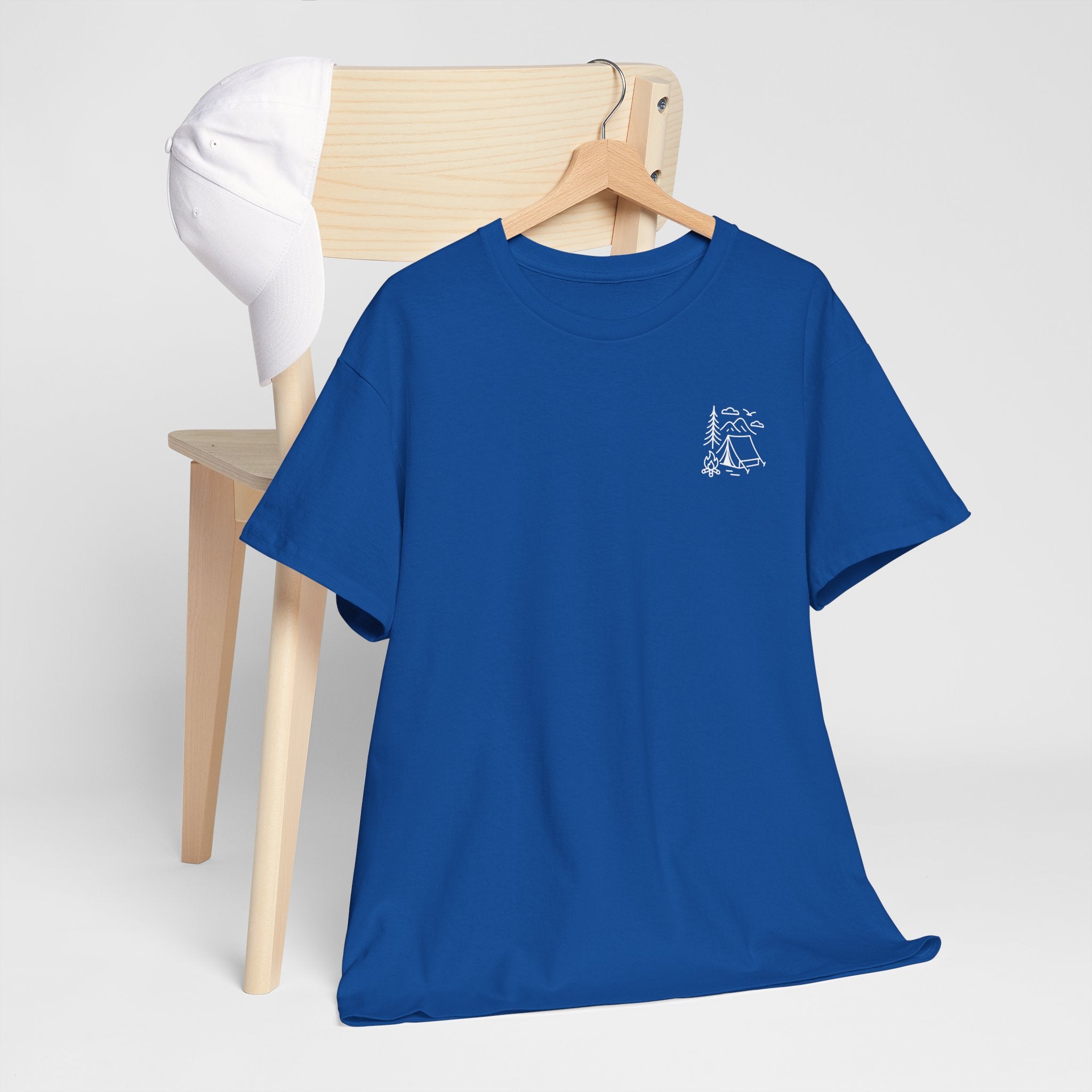 Camping Country Wild West Life Tee, Unisex Heavy Cotton T-Shirt, Adventure Shirt, Outdoor Apparel, Nature Lover Gift, Festival Wear