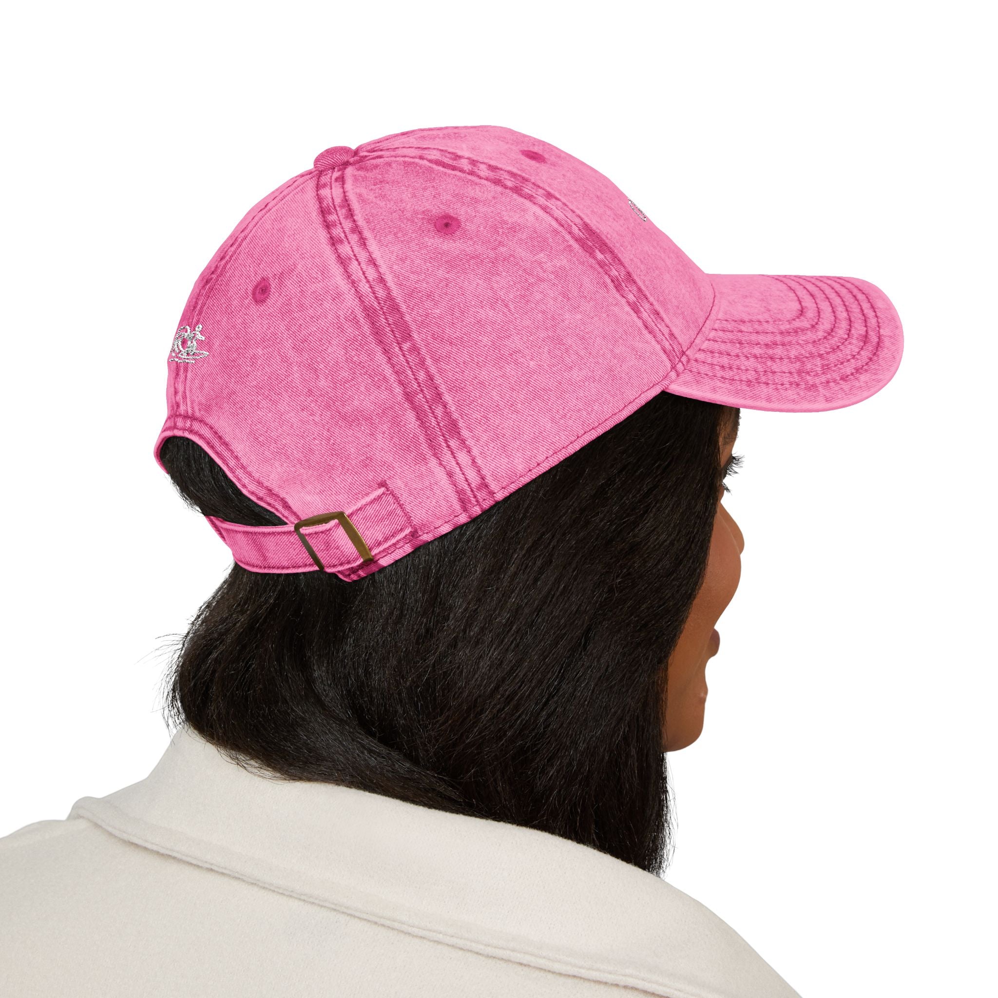 Vintage Embroidered Cap, Retro Hat, Unisex Vintage Cap, Distressed Dad Hat, Casual Outdoor Accessories, Summer Headwear