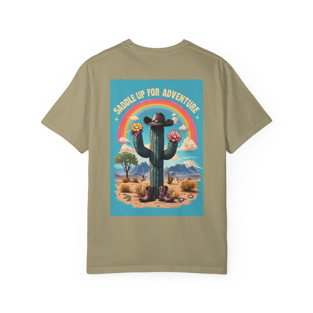 Howdy Adventure Cactus T-Shirt, Unisex Graphic Tee, Vintage Inspired, Summer Fashion, Gift for Travelers, Outdoor Enthusiasts