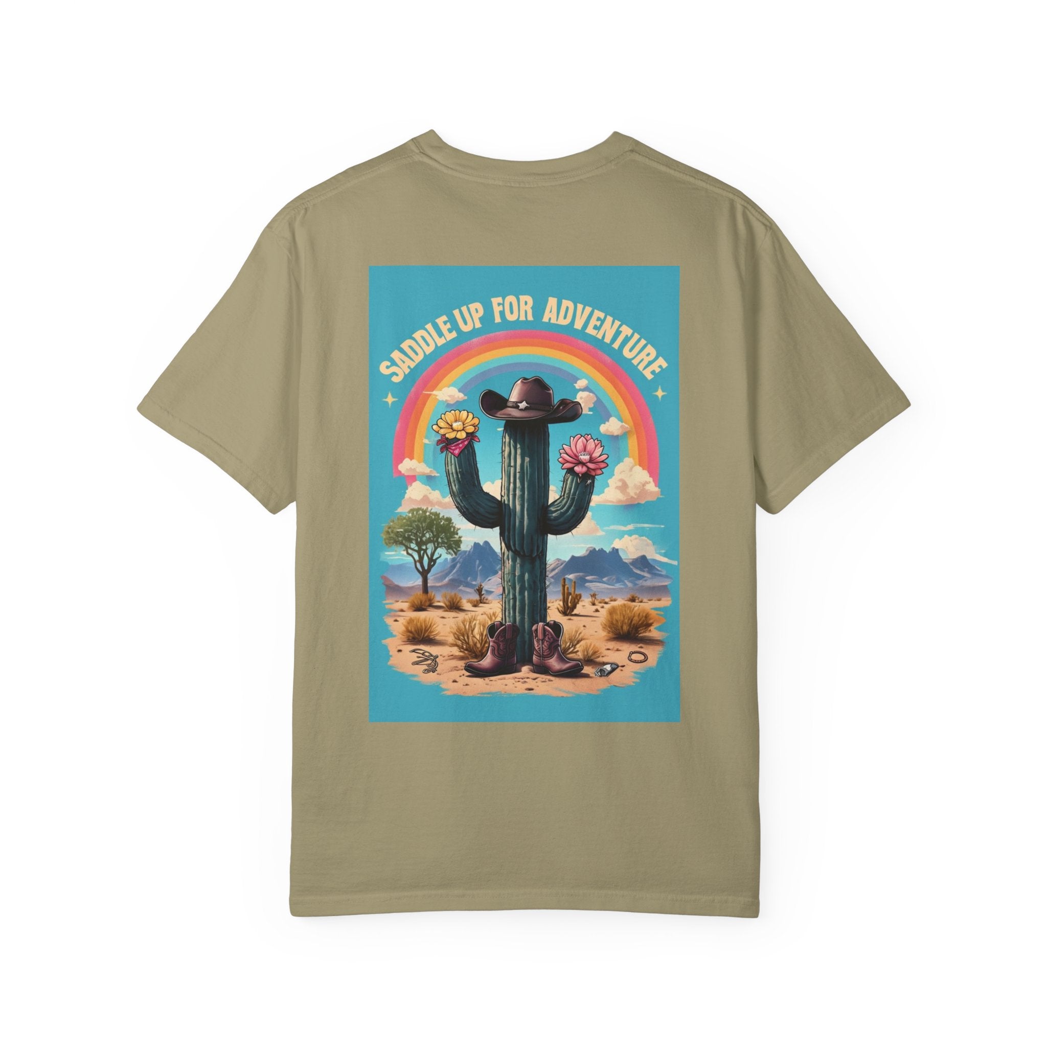Howdy Adventure Cactus T-Shirt, Unisex Graphic Tee, Vintage Inspired, Summer Fashion, Gift for Travelers, Outdoor Enthusiasts