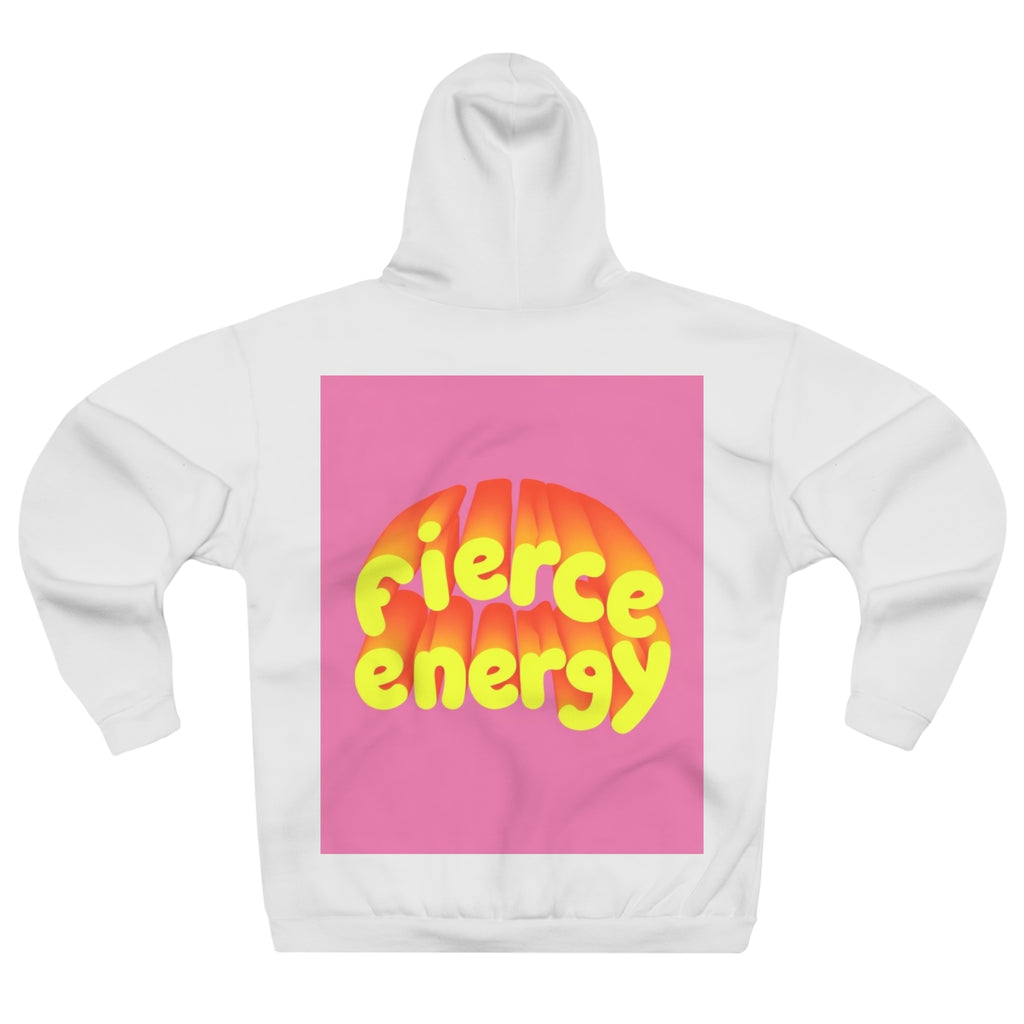 Fierce Energy Unisex Pullover Hoodie - Inspirational Sweatshirt, Trendy Streetwear, Gift for Her, Cozy Layer, Everyday Comfort
