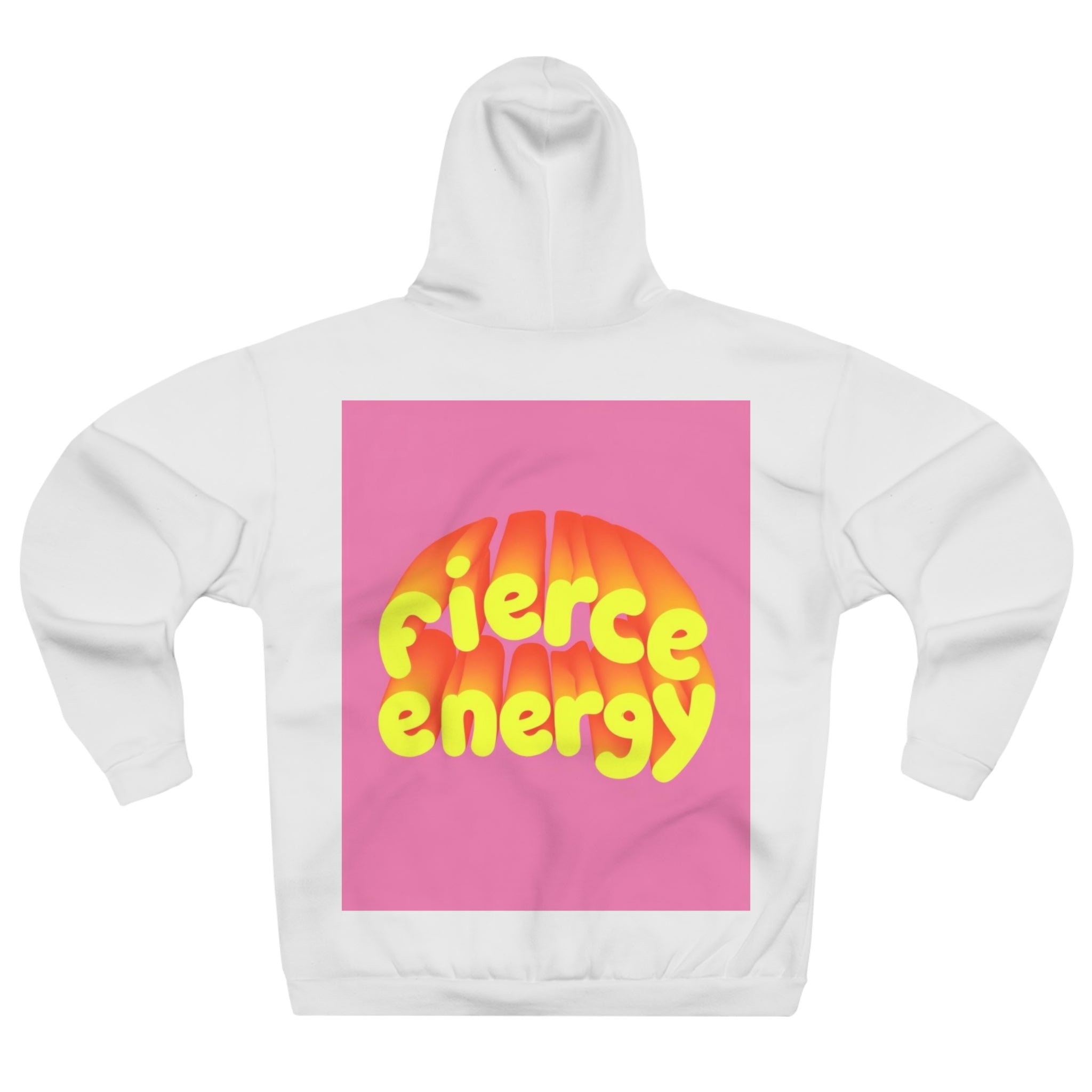 Fierce Energy Unisex Pullover Hoodie - Inspirational Sweatshirt, Trendy Streetwear, Gift for Her, Cozy Layer, Everyday Comfort