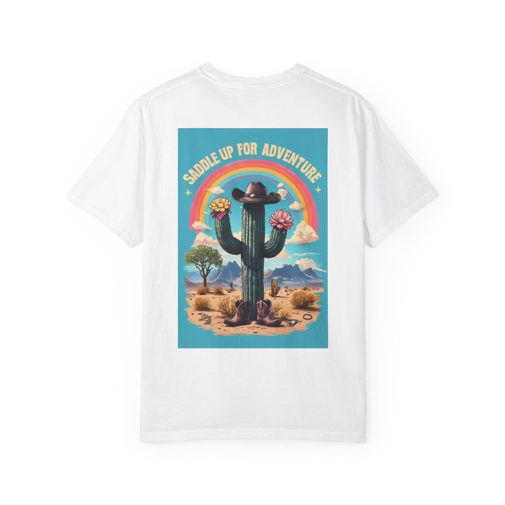 Howdy Adventure Cactus T-Shirt, Unisex Graphic Tee, Vintage Inspired, Summer Fashion, Gift for Travelers, Outdoor Enthusiasts