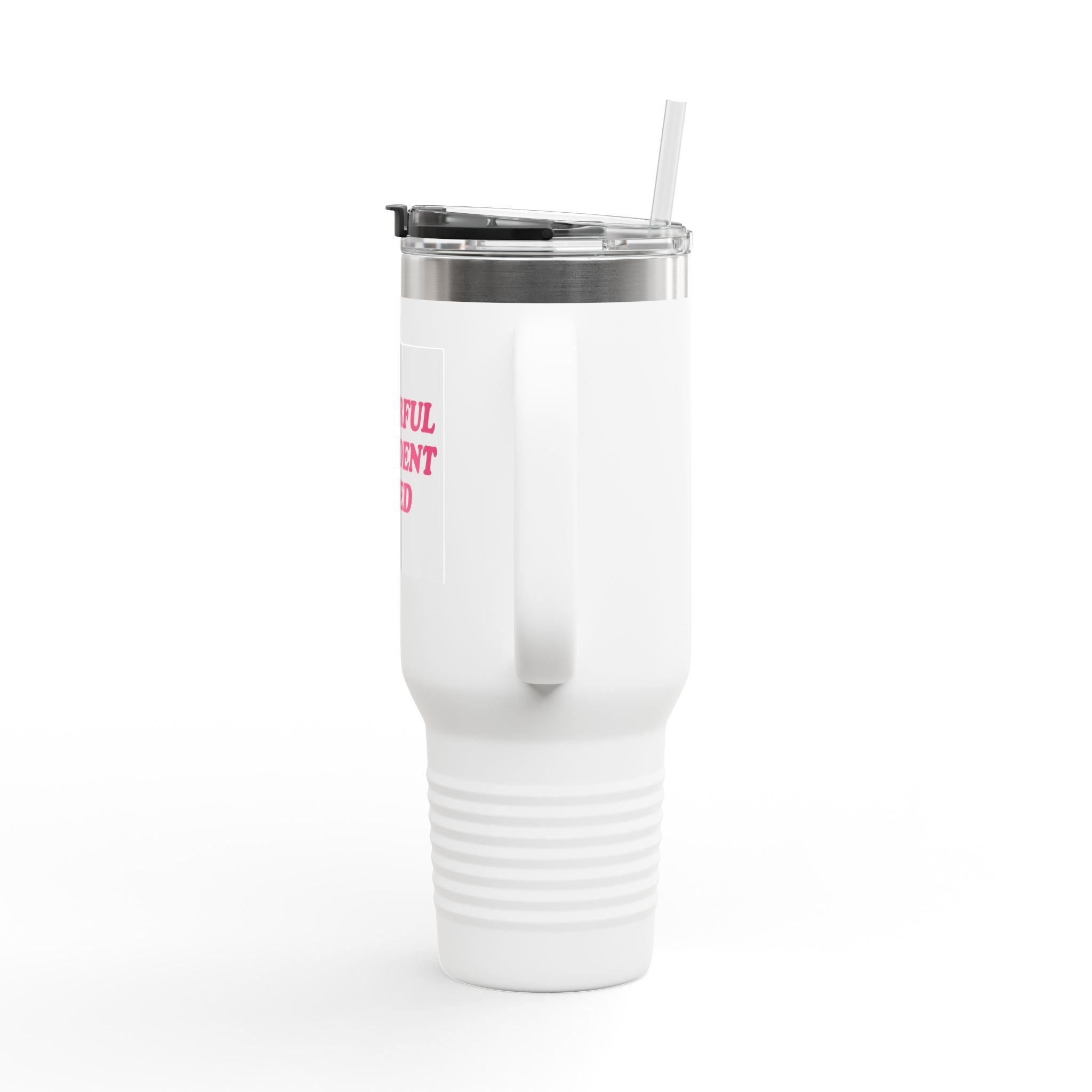 Empowering Insulated Travel Mug, 40oz - Perfect Gift for Motivational Moments, Road Trips, Work, and Home