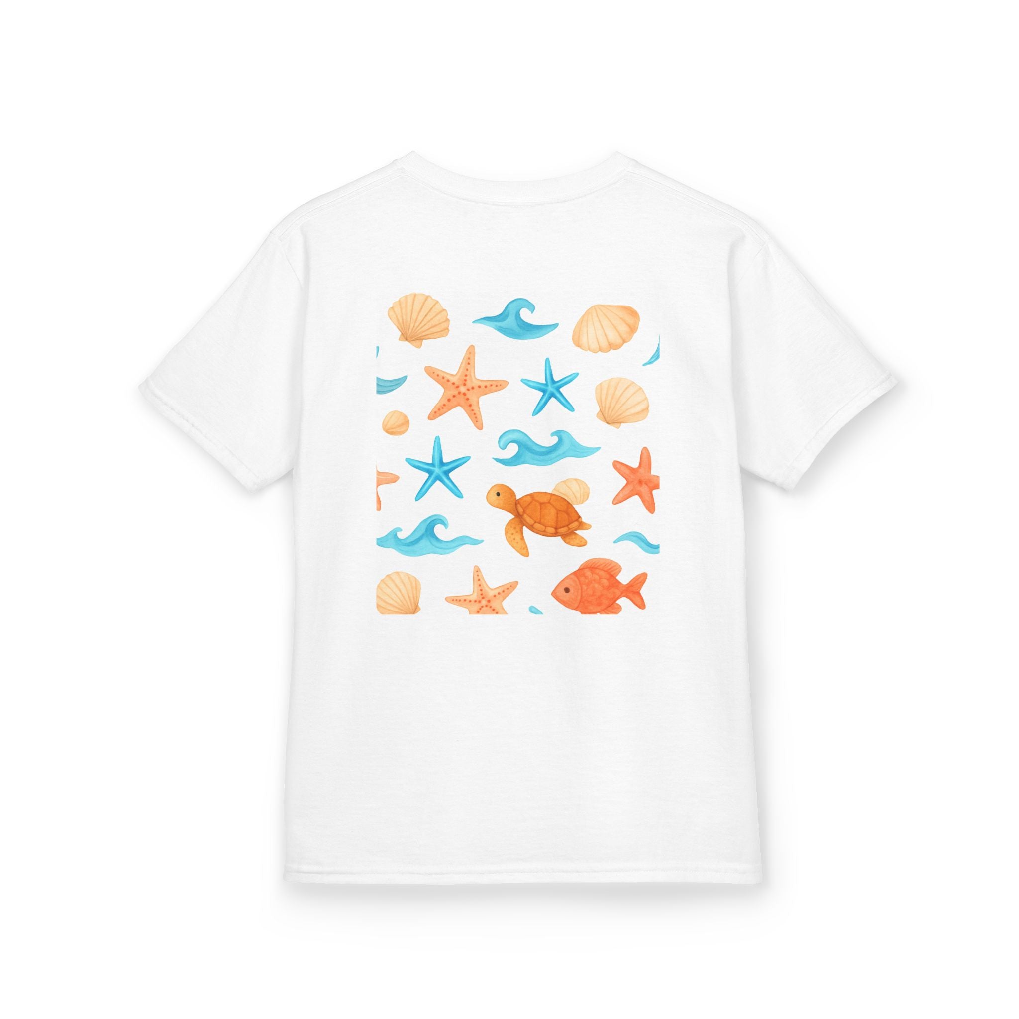 Kids Summer T-Shirt, Fun Beach Vibes, Toddler Gift, Summer Outfit, Cute Marine Graphics, Cute Children's Tee