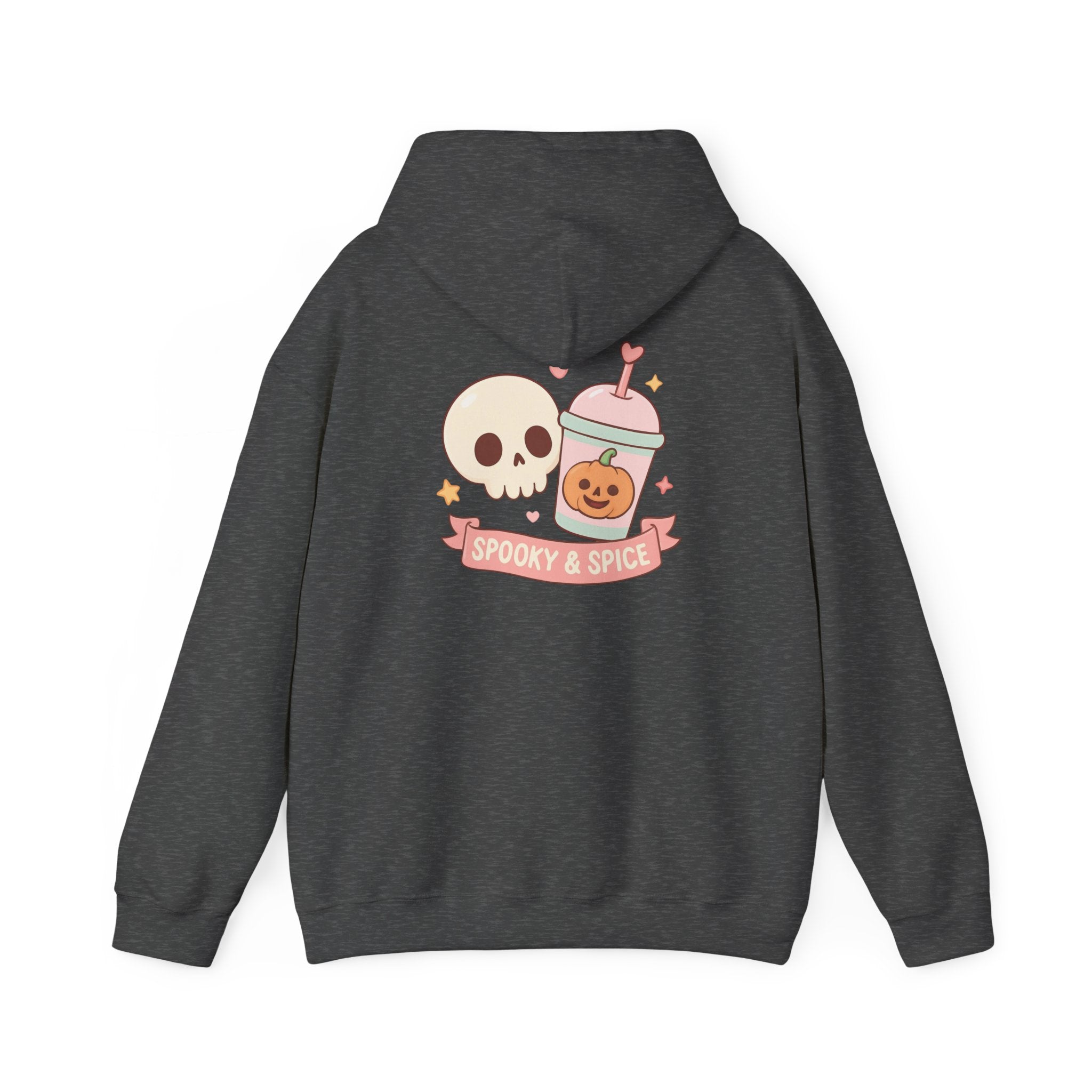 Spooky & Spice Hooded Sweatshirt, Halloween Sweater, Cozy Gift for Fall, Unisex Hoodie, Cute Autumn Fashion