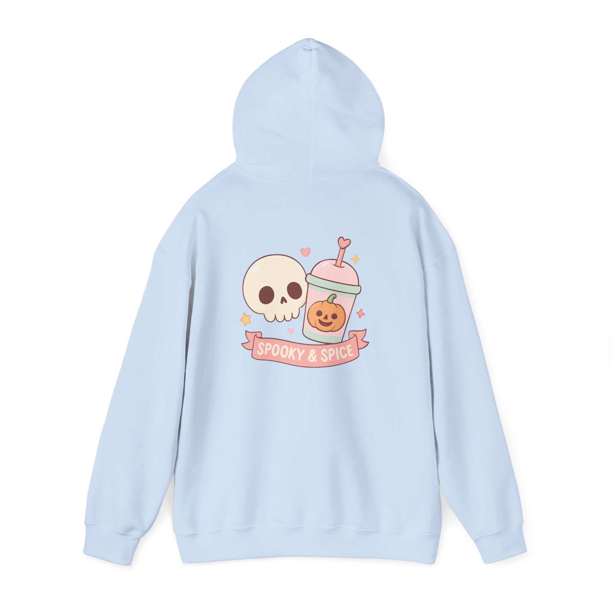 Spooky & Spice Hooded Sweatshirt, Halloween Sweater, Cozy Gift for Fall, Unisex Hoodie, Cute Autumn Fashion