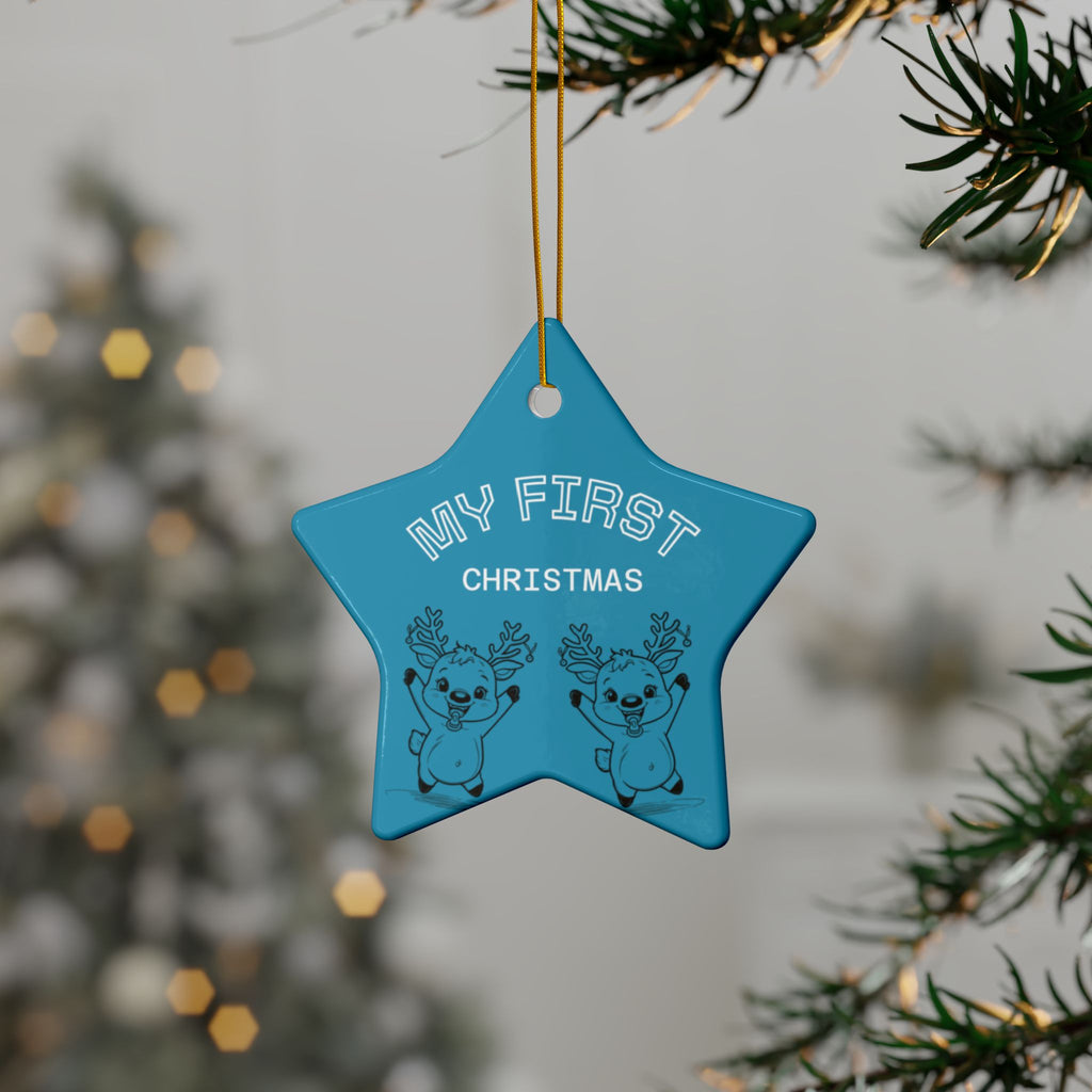 Ceramic Ornaments - Baby's First Christmas Set