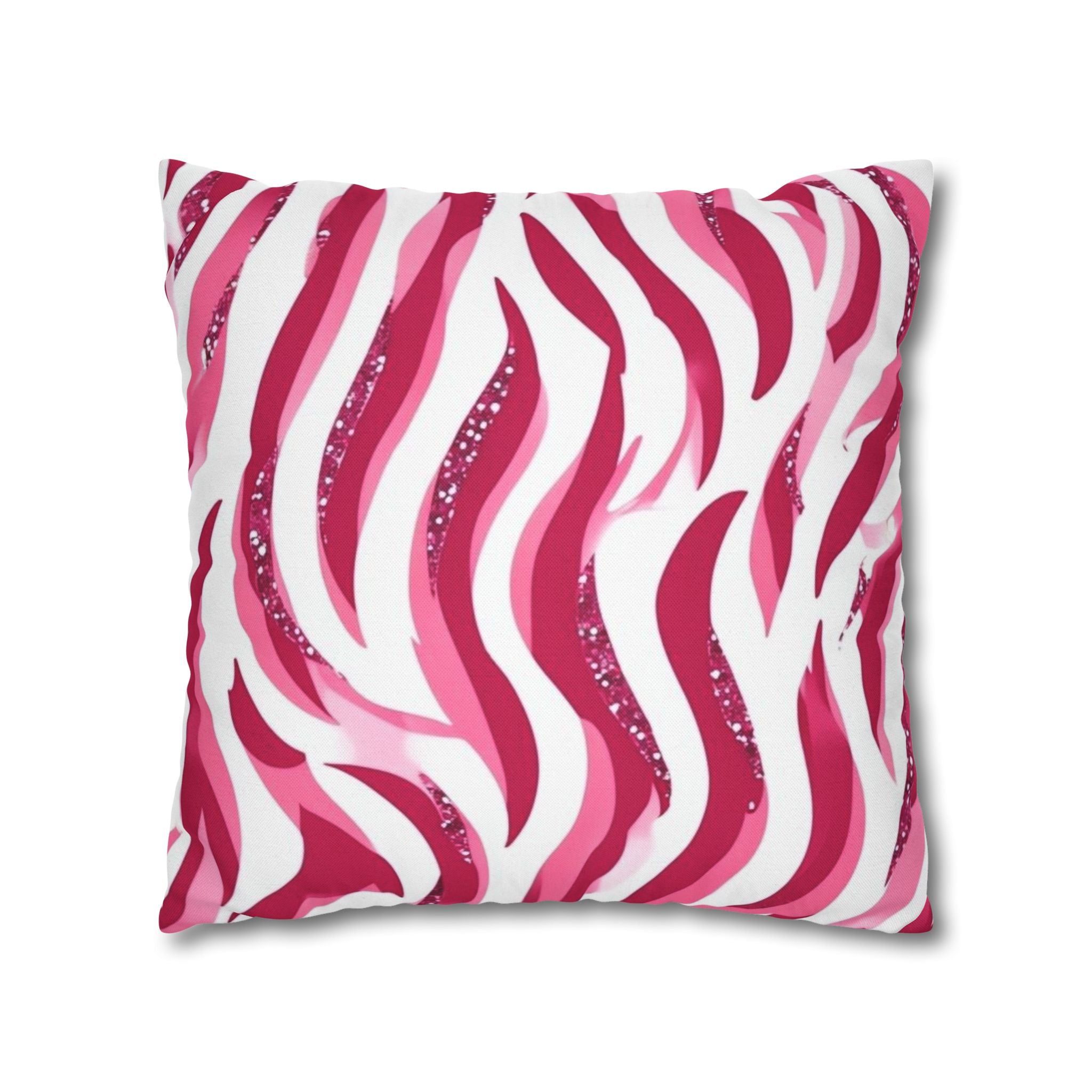 Vibrant Zebra Print Pillowcase, Home Decor, Couch Accent, Gift for Her, Animal Print Decor