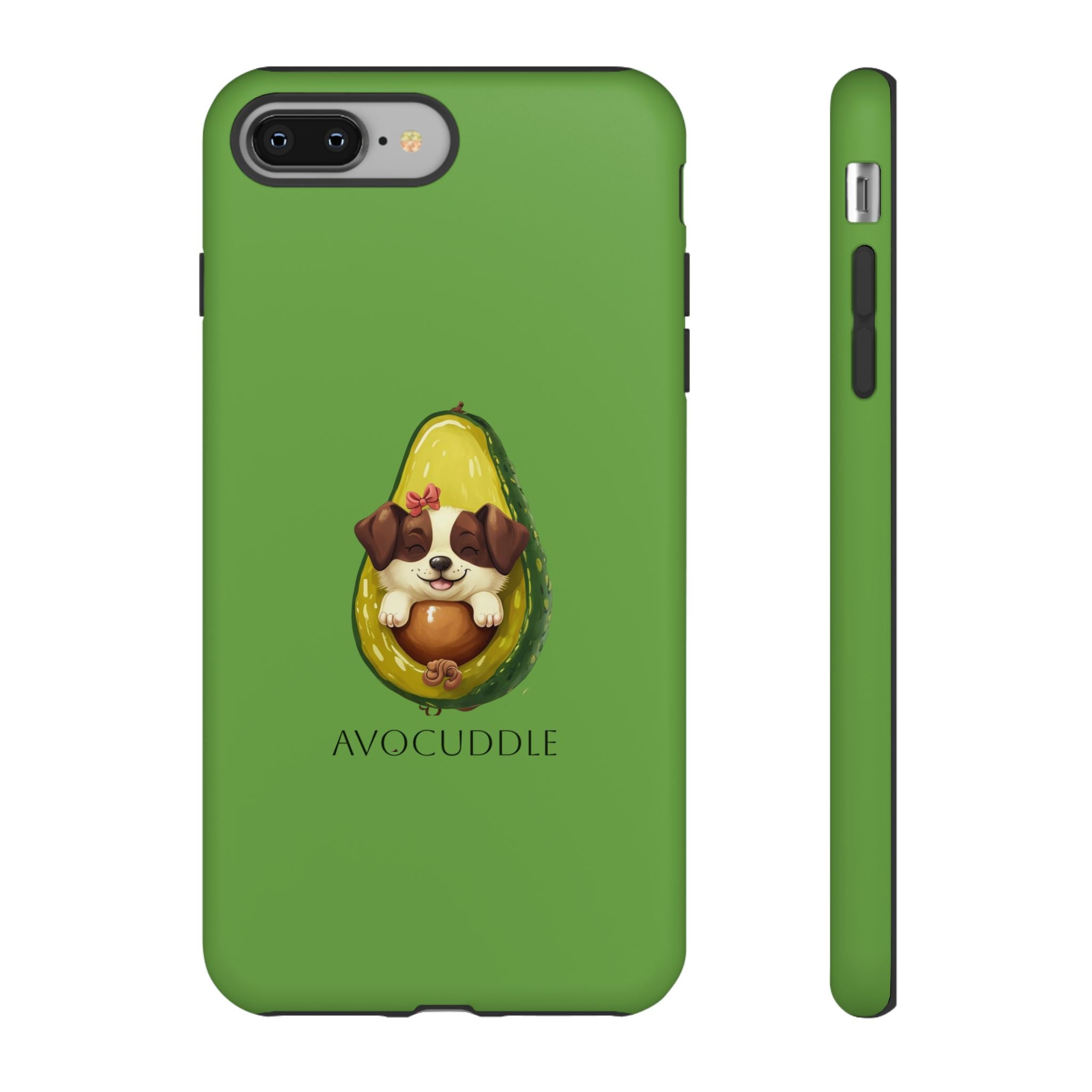 Cute Avocado Dog Phone Case - Pet Lover Gift, Animal Phone Cover, Quirky Accessory, Dog Mom Present, Custom Phone Case