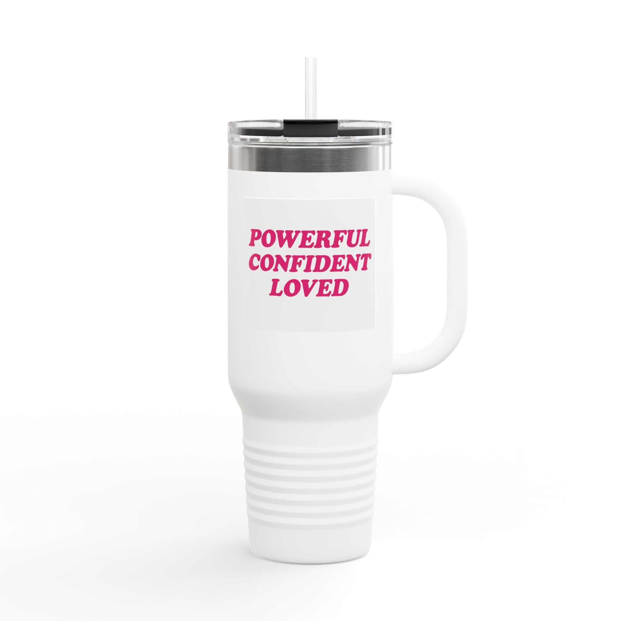 Empowering Insulated Travel Mug, 40oz - Perfect Gift for Motivational Moments, Road Trips, Work, and Home