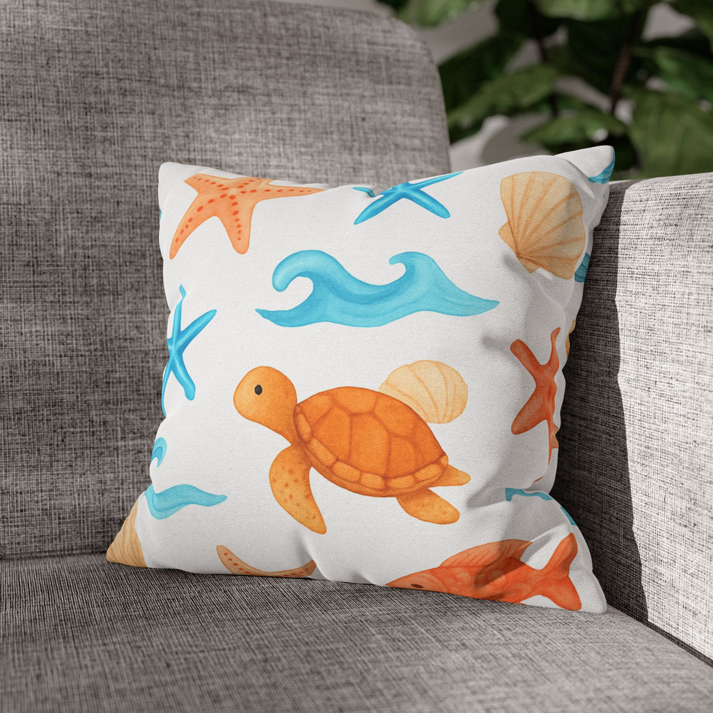 Beach-Themed Pillowcase, Coastal Decor, Ocean Vibes, Summer Gift, Nautical Home Accent