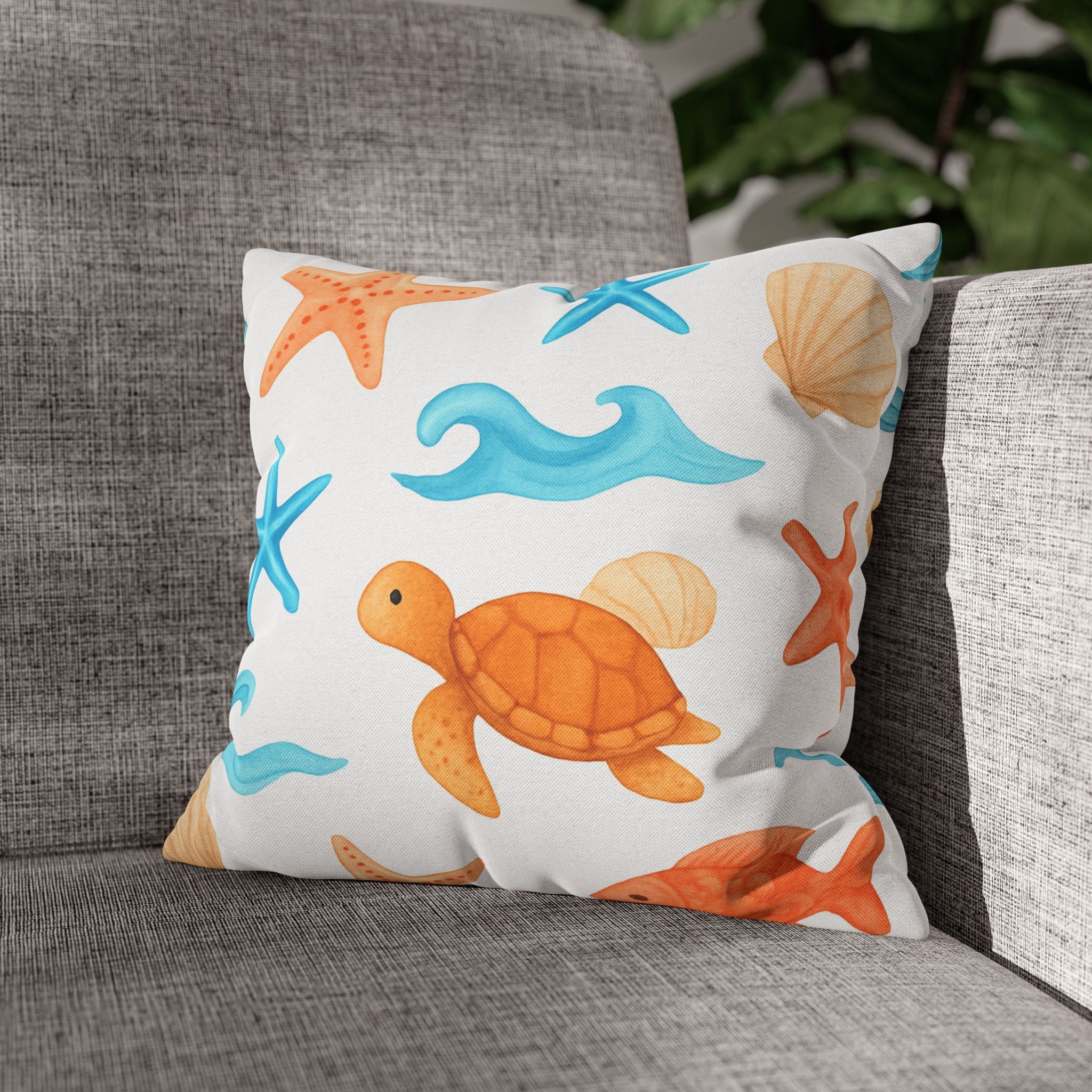 Beach-Themed Pillowcase, Coastal Decor, Ocean Vibes, Summer Gift, Nautical Home Accent