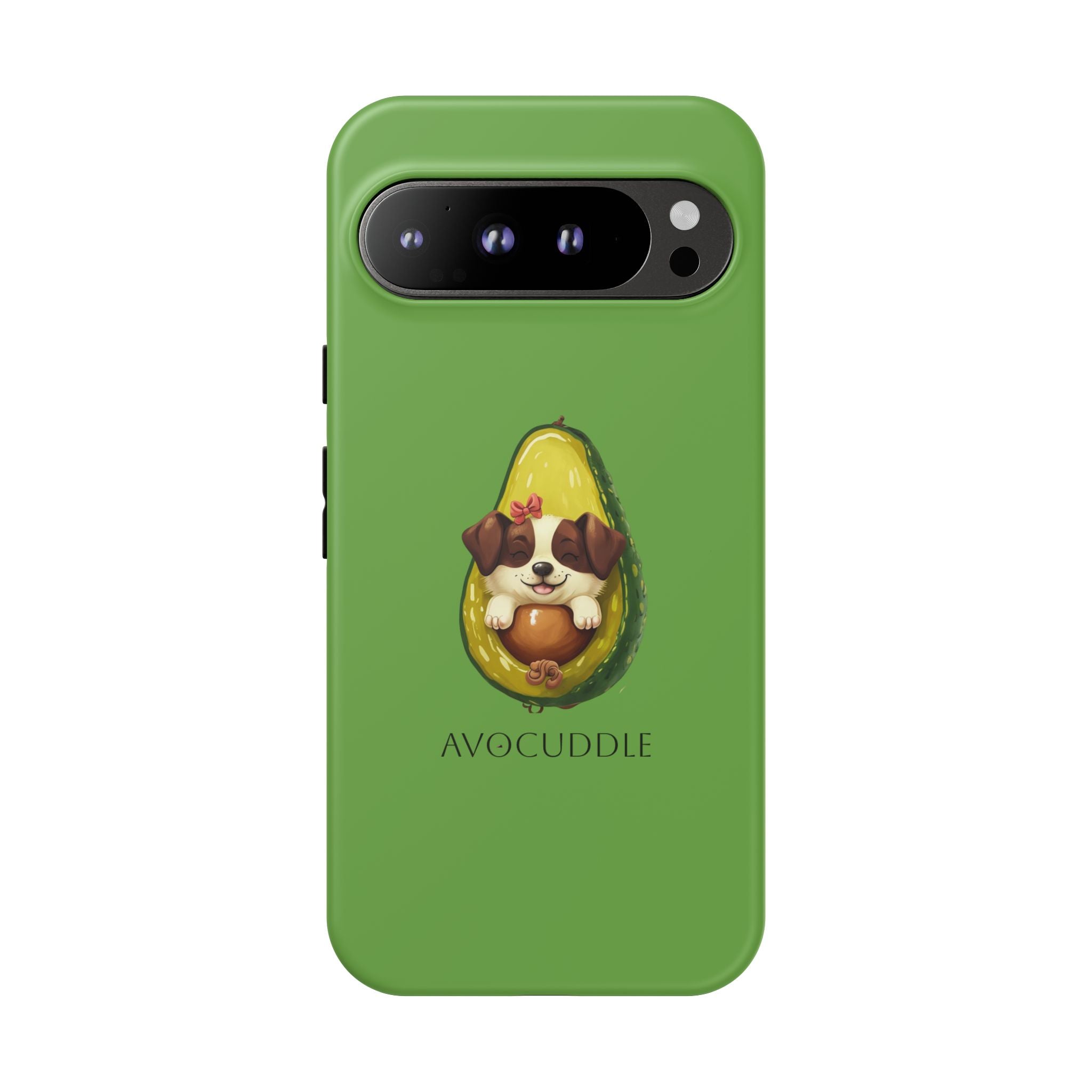 Cute Avocado Dog Phone Case - Pet Lover Gift, Animal Phone Cover, Quirky Accessory, Dog Mom Present, Custom Phone Case