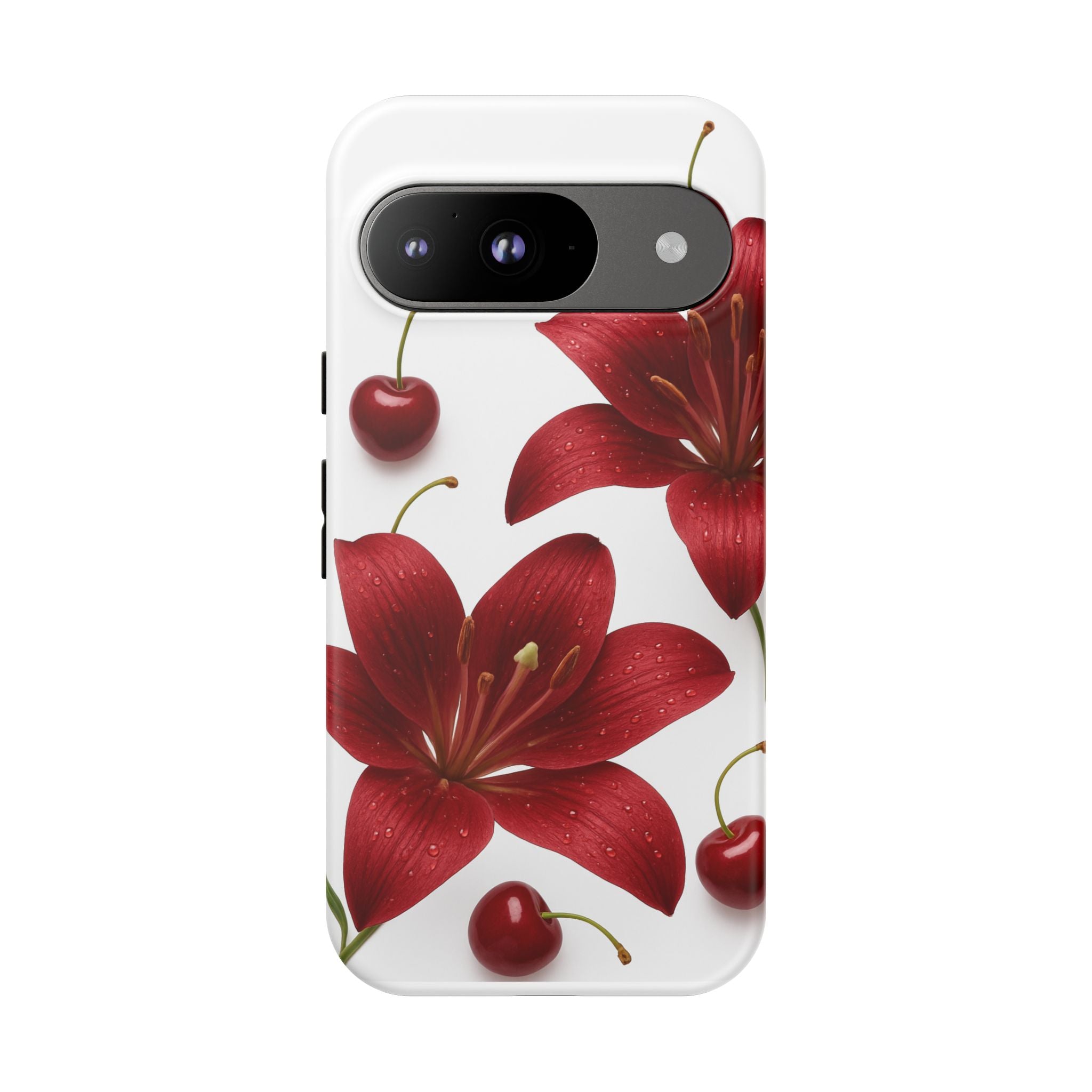 Floral Tough Phone Case, Beautiful Floral Design, Gift for Her, Risk Resistant Cover, Trendy Smartphone Accessory