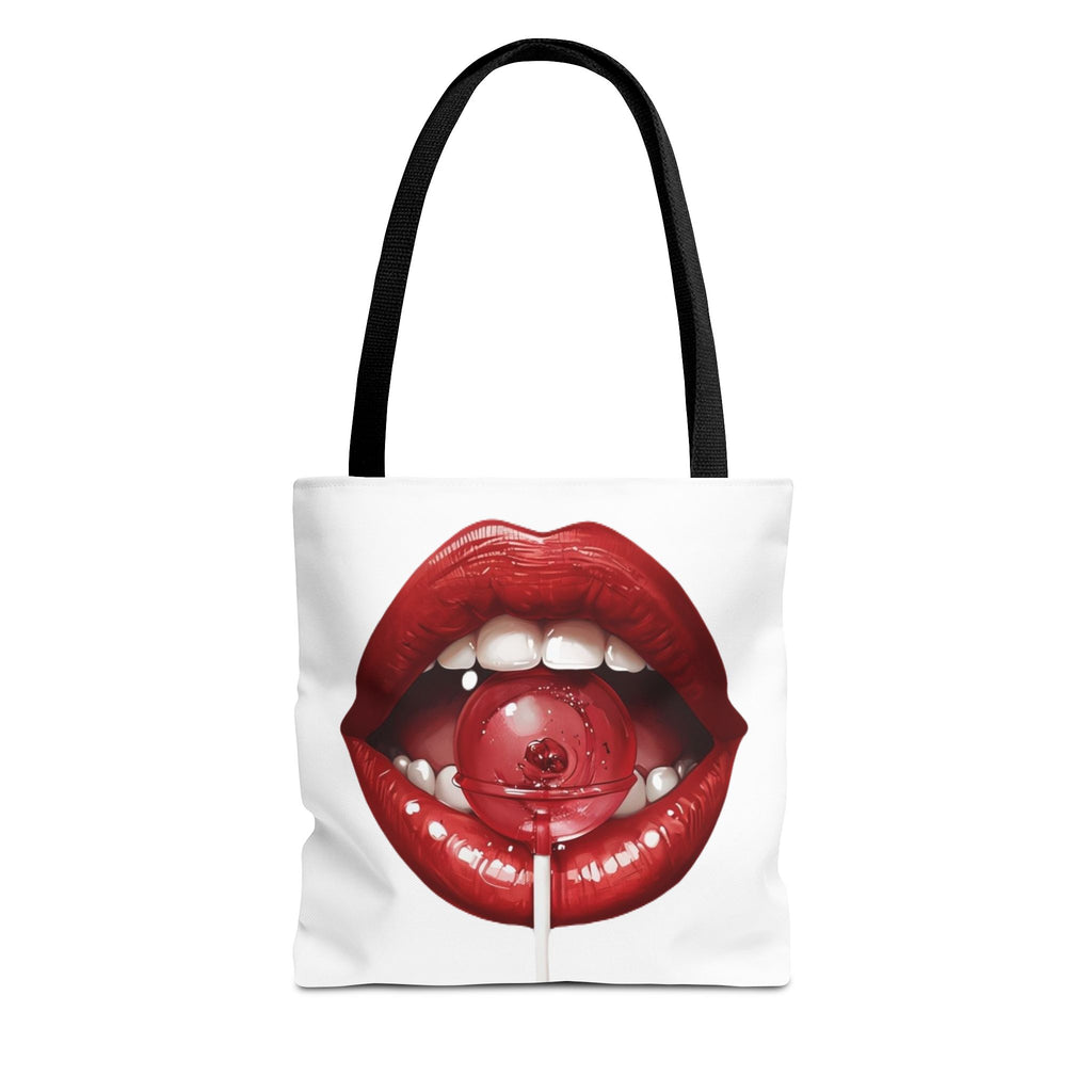 Bold Lip Art Tote Bag - Stylish and Fun Carryall for Everyday Use, Perfect Gift for Fashion Lovers, Beach Days, Birthdays, Shopping!