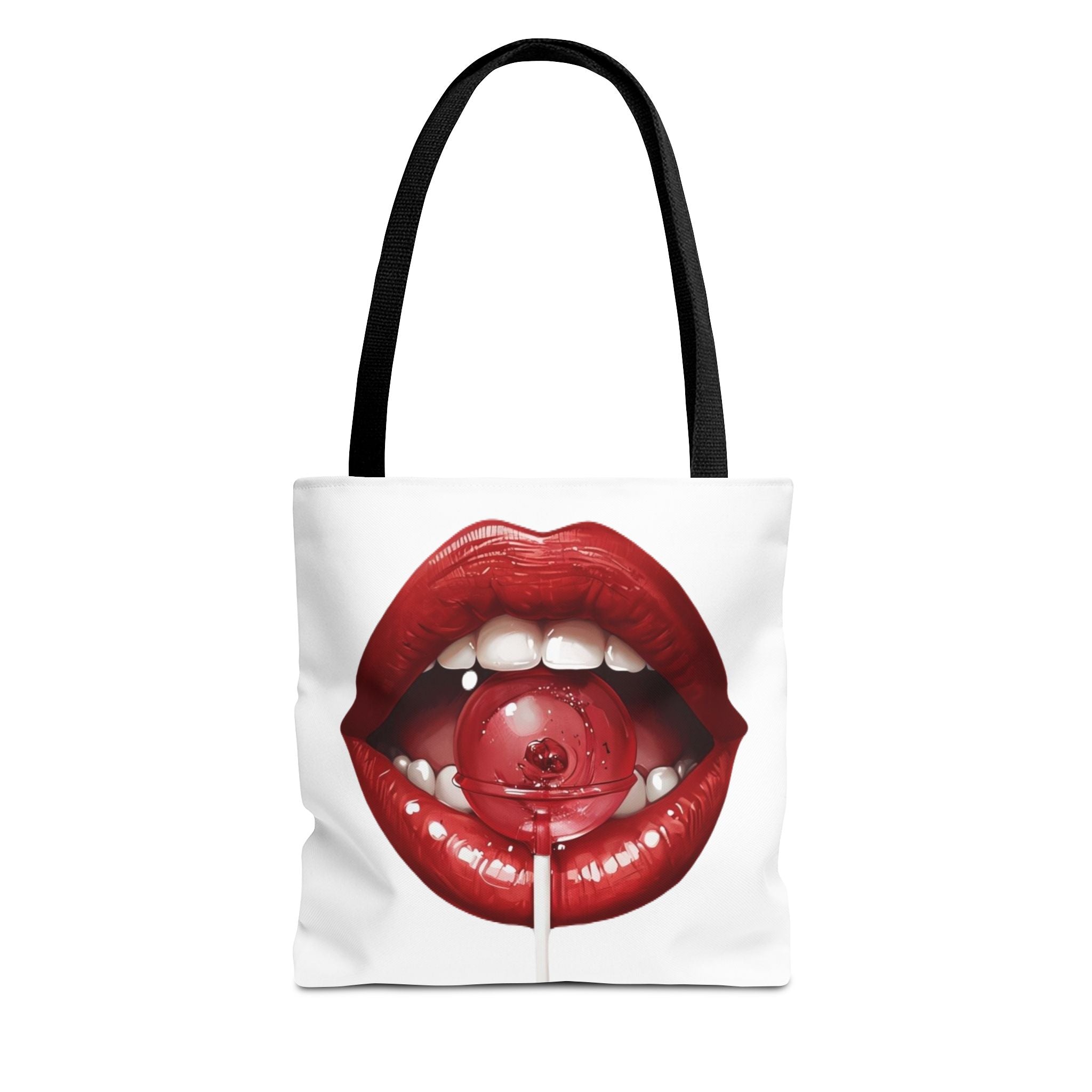 Bold Lip Art Tote Bag - Stylish and Fun Carryall for Everyday Use, Perfect Gift for Fashion Lovers, Beach Days, Birthdays, Shopping!