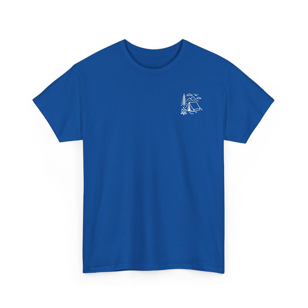 Camping Country Wild West Life Tee, Unisex Heavy Cotton T-Shirt, Adventure Shirt, Outdoor Apparel, Nature Lover Gift, Festival Wear