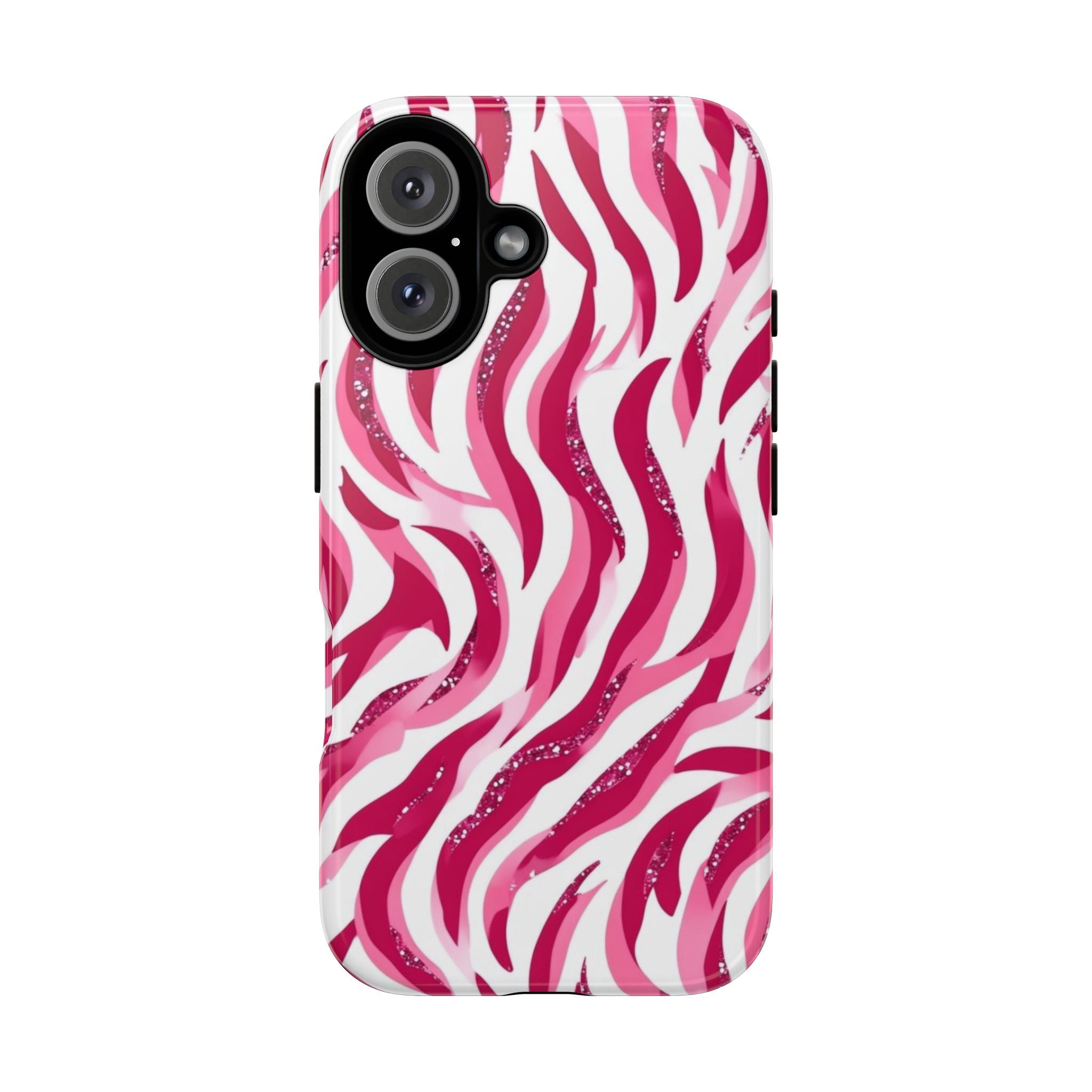 Tough Cases: Chic Pink Zebra Print Phone Case, Stylish Cell Phone Cover, Trendy Accessories for Her, Gift for Animal Lovers, Birthday [...]