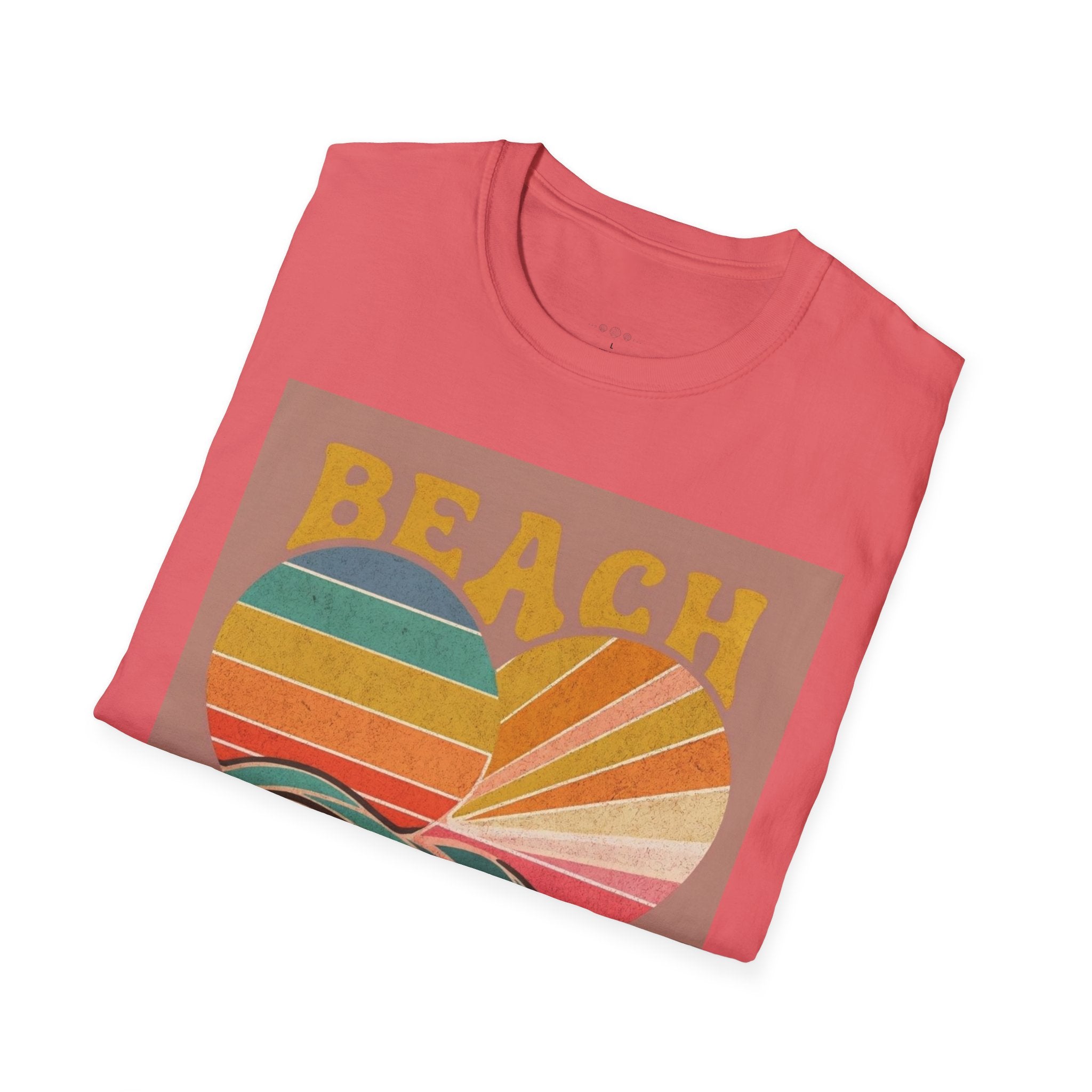 Beach Vibes T-Shirt, Summer Beach Shirt, Cute Beachwear, Vacation Tee, Ocean Lover Gift, Turtle Graphic Tee