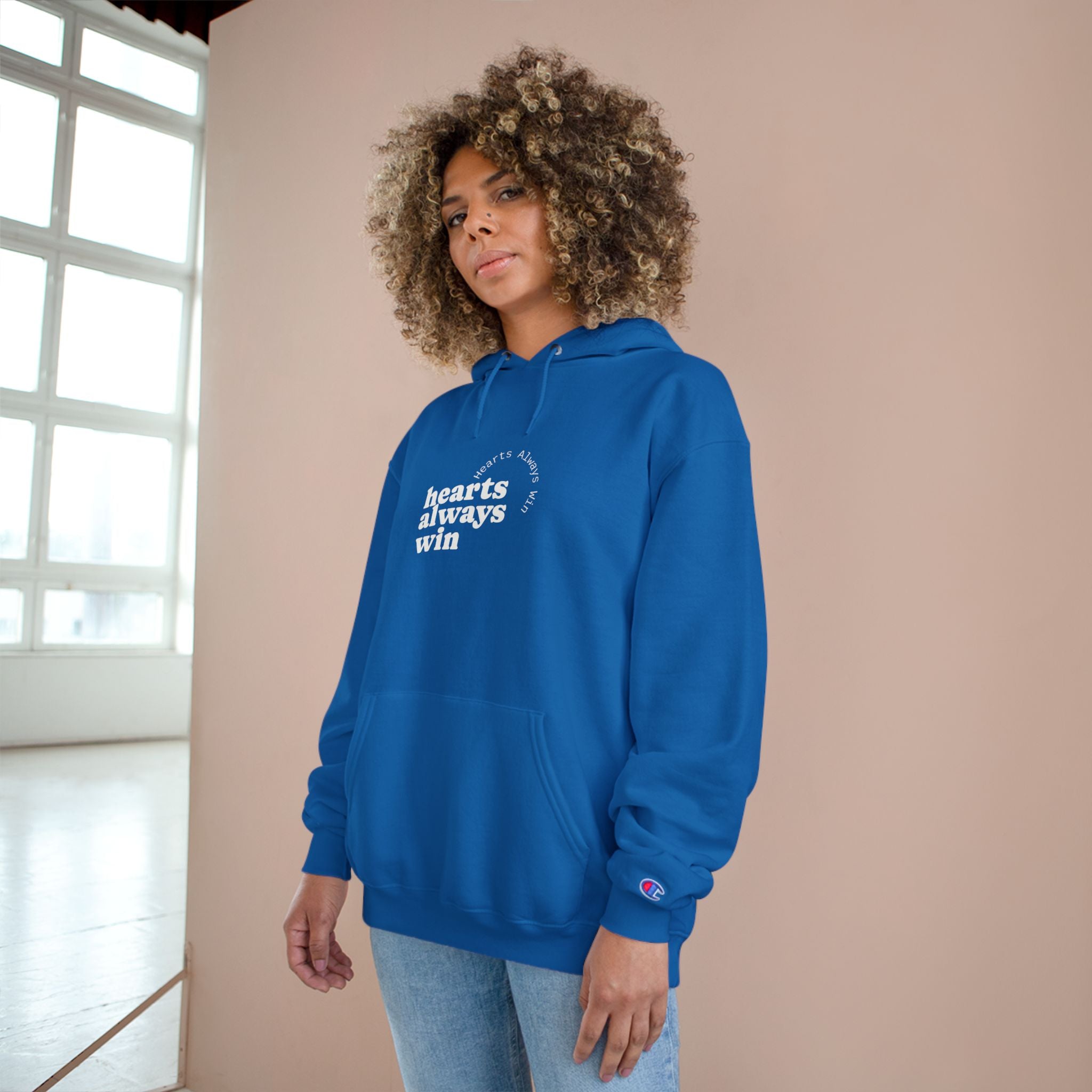 Heartfelt Champion Hoodie - Perfect for Love, Friendship, Self-Care, Valentine's Day, Gift for Him/Her, Cozy Casual Fashion