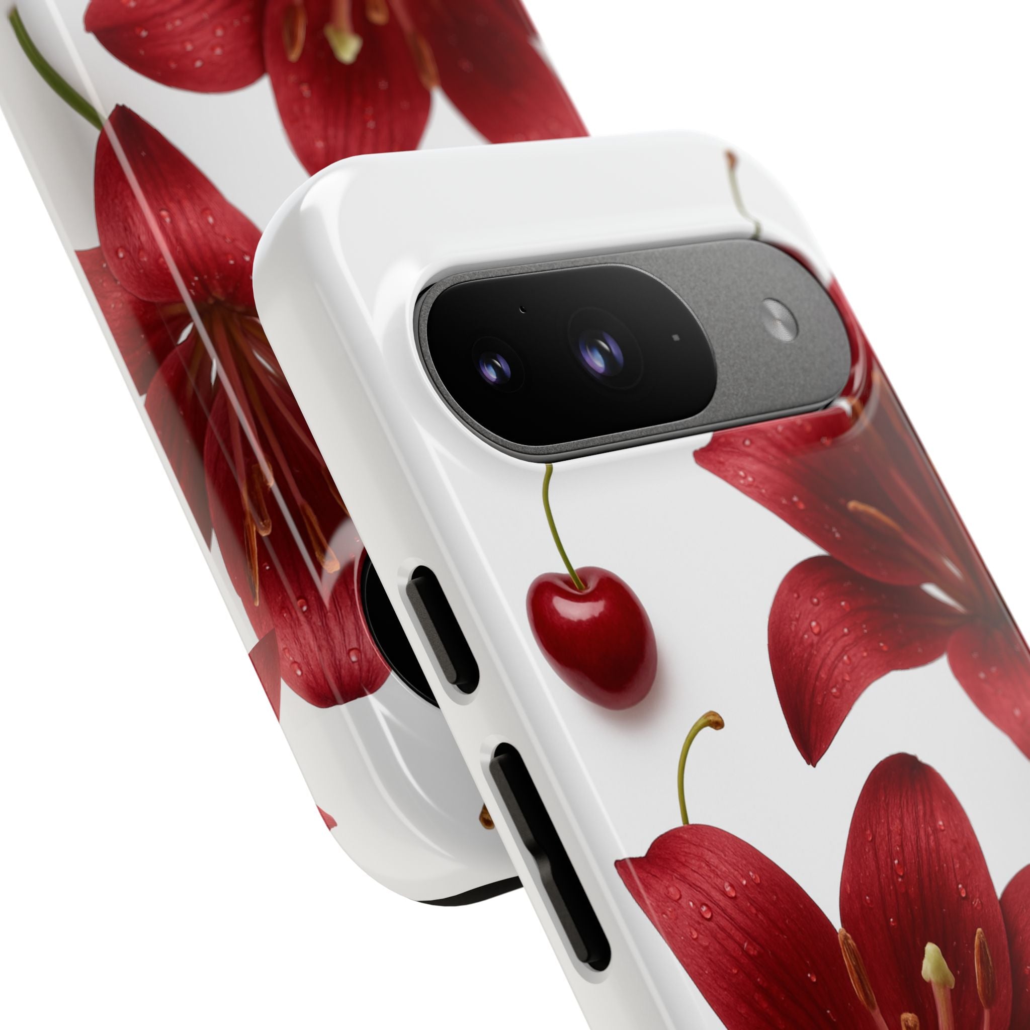 Floral Tough Phone Case, Beautiful Floral Design, Gift for Her, Risk Resistant Cover, Trendy Smartphone Accessory