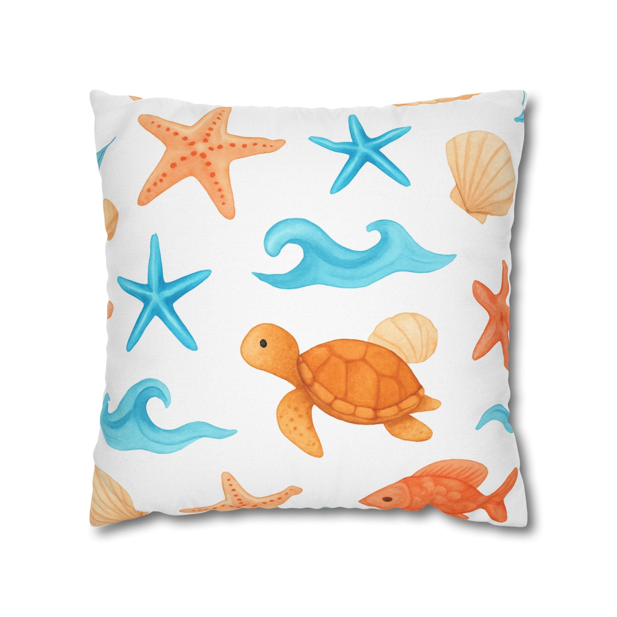 Beach-Themed Pillowcase, Coastal Decor, Ocean Vibes, Summer Gift, Nautical Home Accent