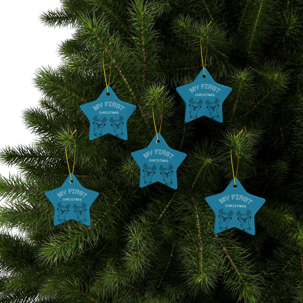 Ceramic Ornaments - Baby's First Christmas Set