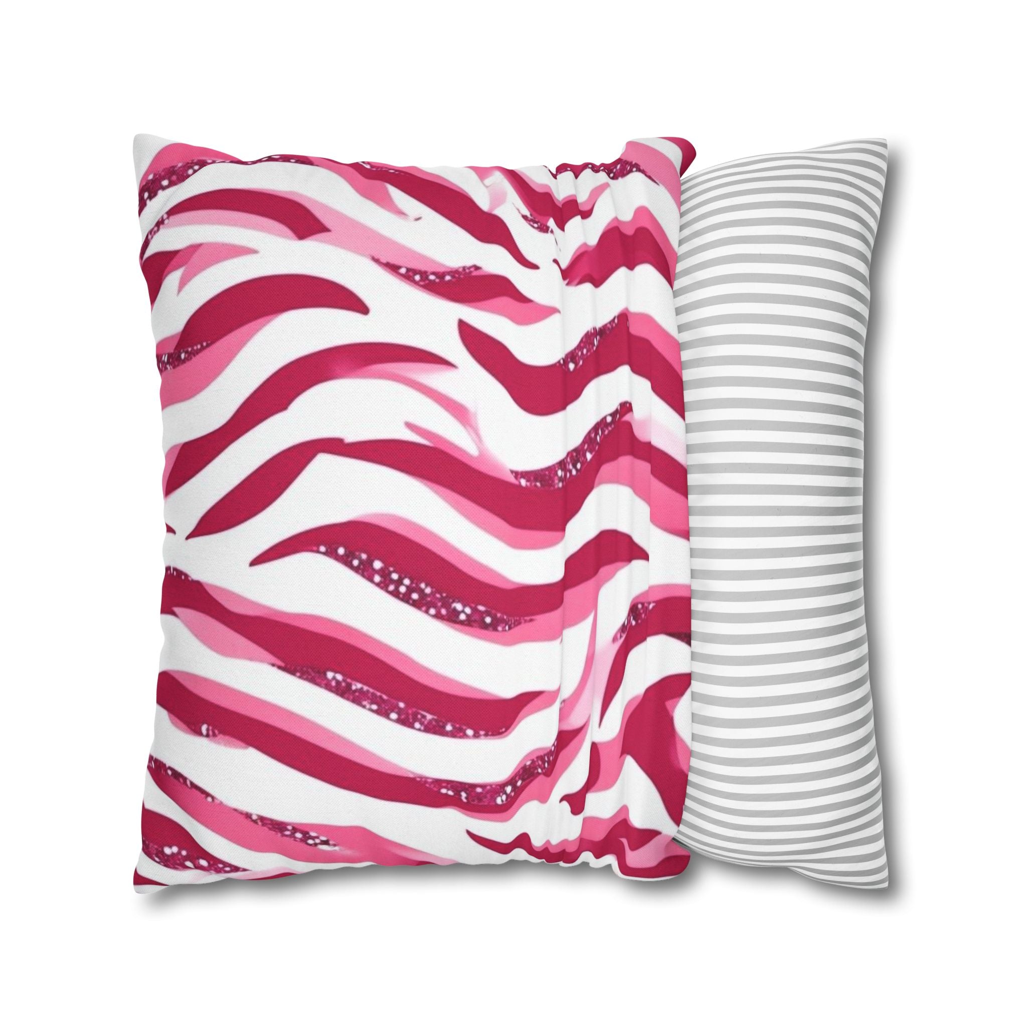 Vibrant Zebra Print Pillowcase, Home Decor, Couch Accent, Gift for Her, Animal Print Decor