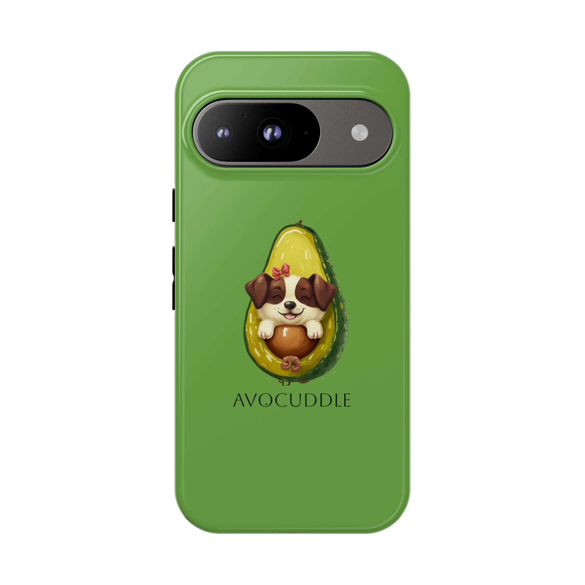Cute Avocado Dog Phone Case - Pet Lover Gift, Animal Phone Cover, Quirky Accessory, Dog Mom Present, Custom Phone Case