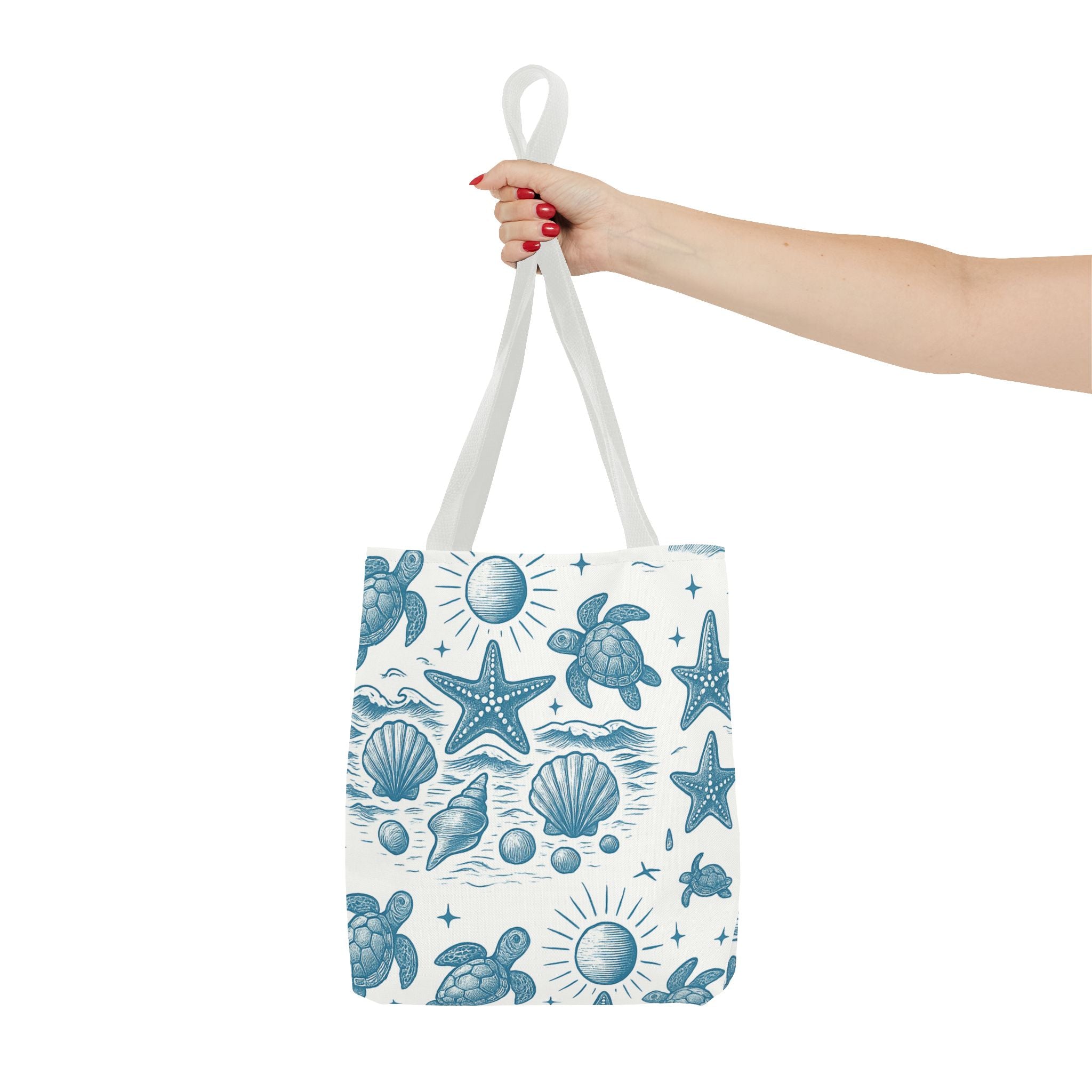 Ocean-Inspired Tote Bag, Beach Bag, Reusable Shopping Tote, Gifts for Ocean Lovers, Summer Accessory, Eco-Friendly Fashion