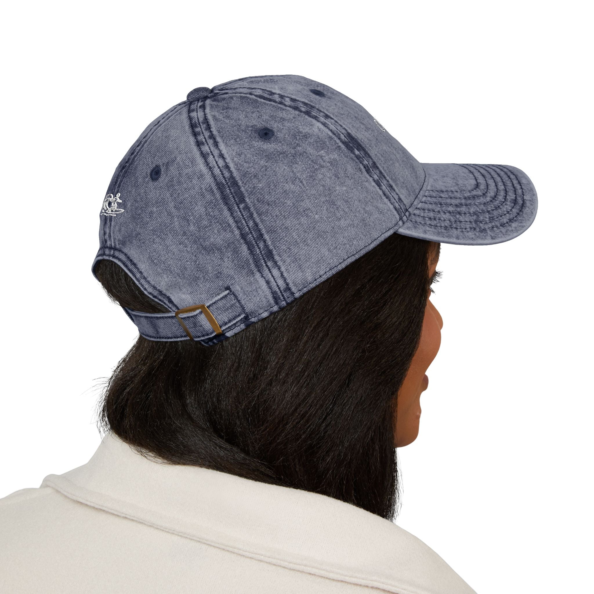 Vintage Embroidered Cap, Retro Hat, Unisex Vintage Cap, Distressed Dad Hat, Casual Outdoor Accessories, Summer Headwear