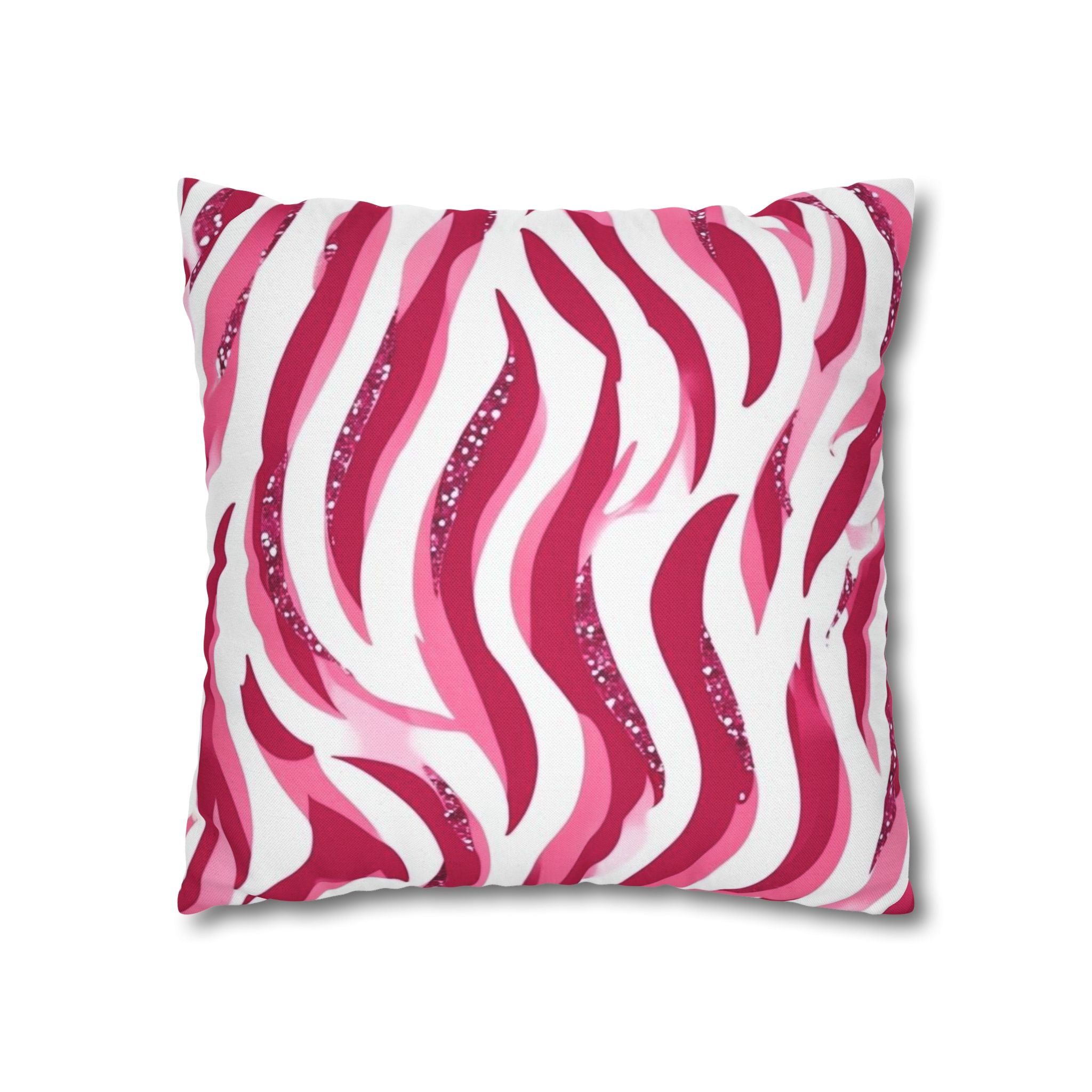 Vibrant Zebra Print Pillowcase, Home Decor, Couch Accent, Gift for Her, Animal Print Decor