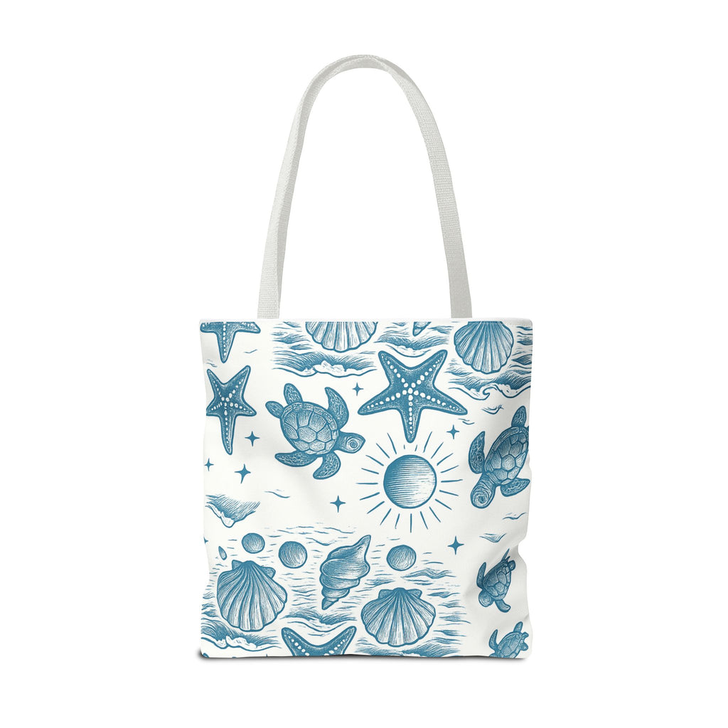 Ocean-Inspired Tote Bag, Beach Bag, Reusable Shopping Tote, Gifts for Ocean Lovers, Summer Accessory, Eco-Friendly Fashion