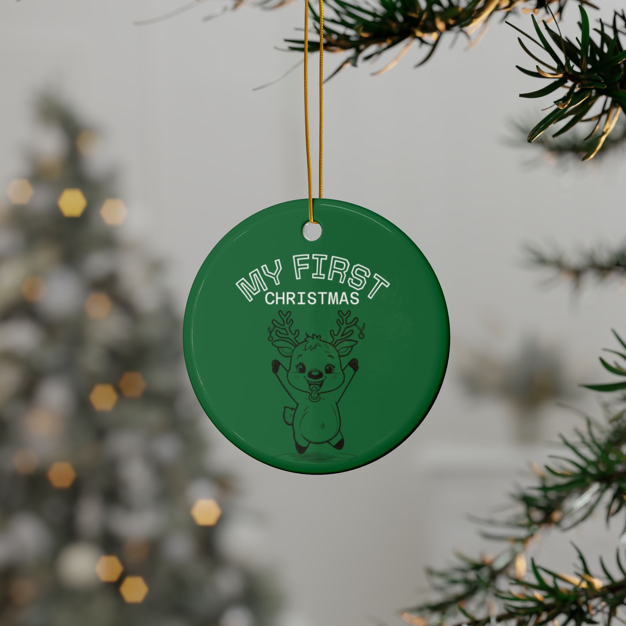 Ceramic Ornaments - Baby's First Christmas Set