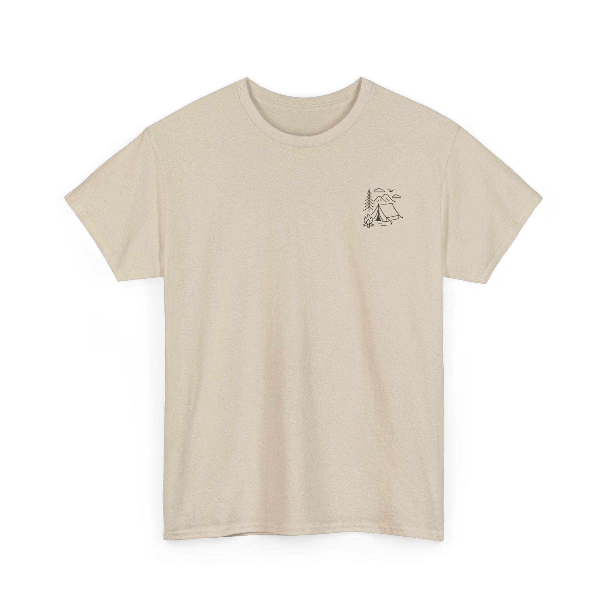 Camping Country Wild West Life Tee, Unisex Heavy Cotton T-Shirt, Adventure Shirt, Outdoor Apparel, Nature Lover Gift, Festival Wear