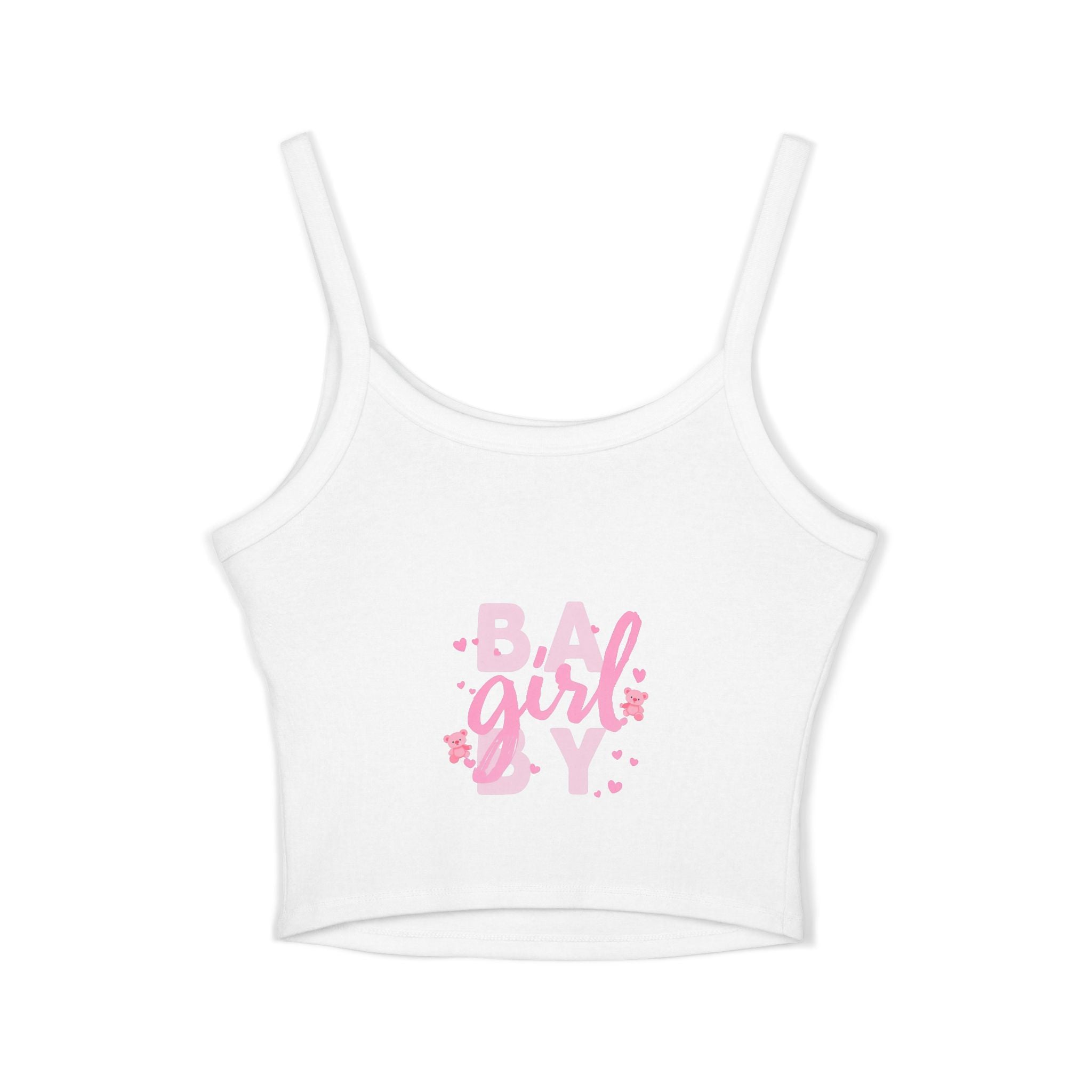 Cute Baby Girl Spaghetti Strap Tank Top, Summer Top, Casual Wear, Gift for New Moms, Birthday Outfit, Baby Shower Gift