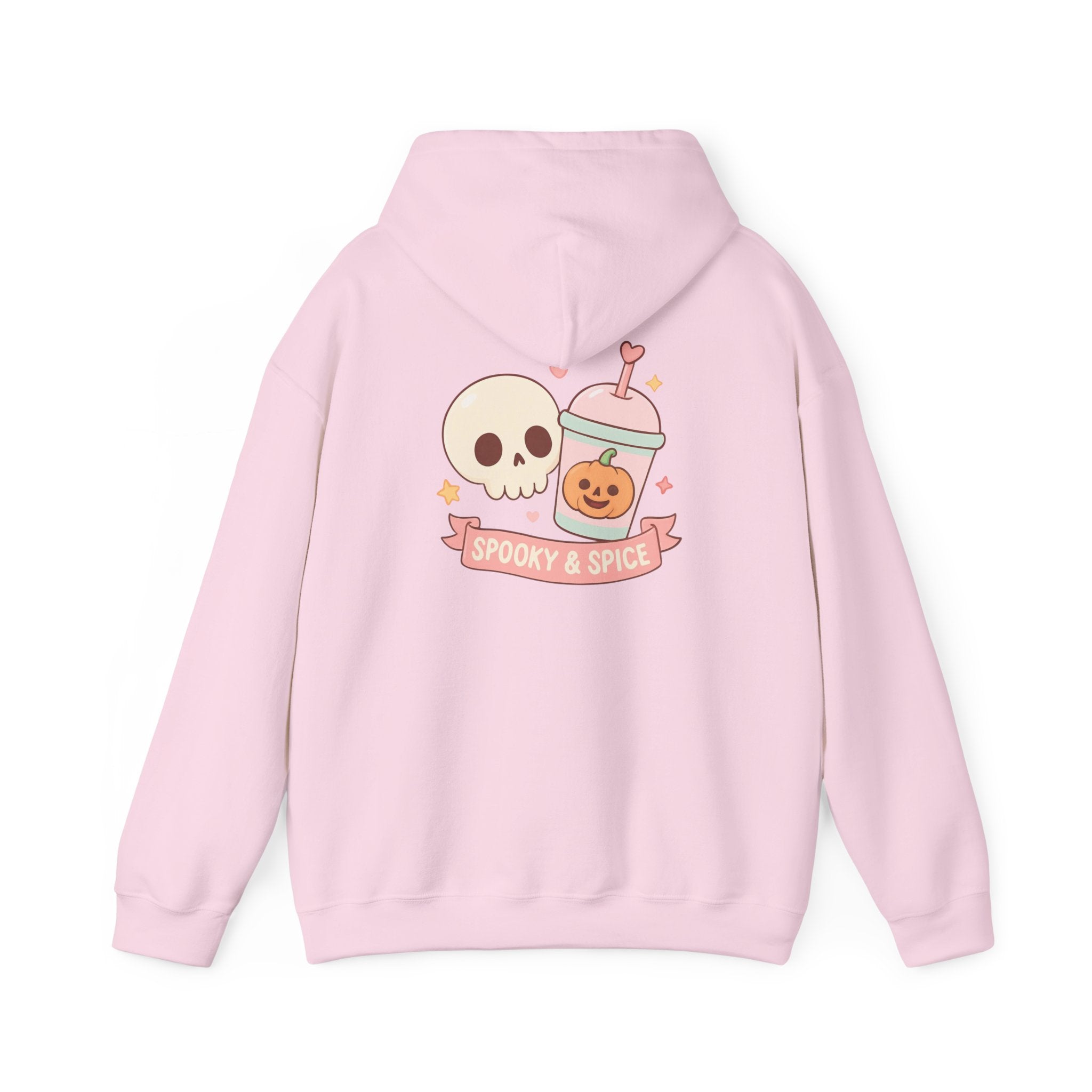 Spooky & Spice Hooded Sweatshirt, Halloween Sweater, Cozy Gift for Fall, Unisex Hoodie, Cute Autumn Fashion