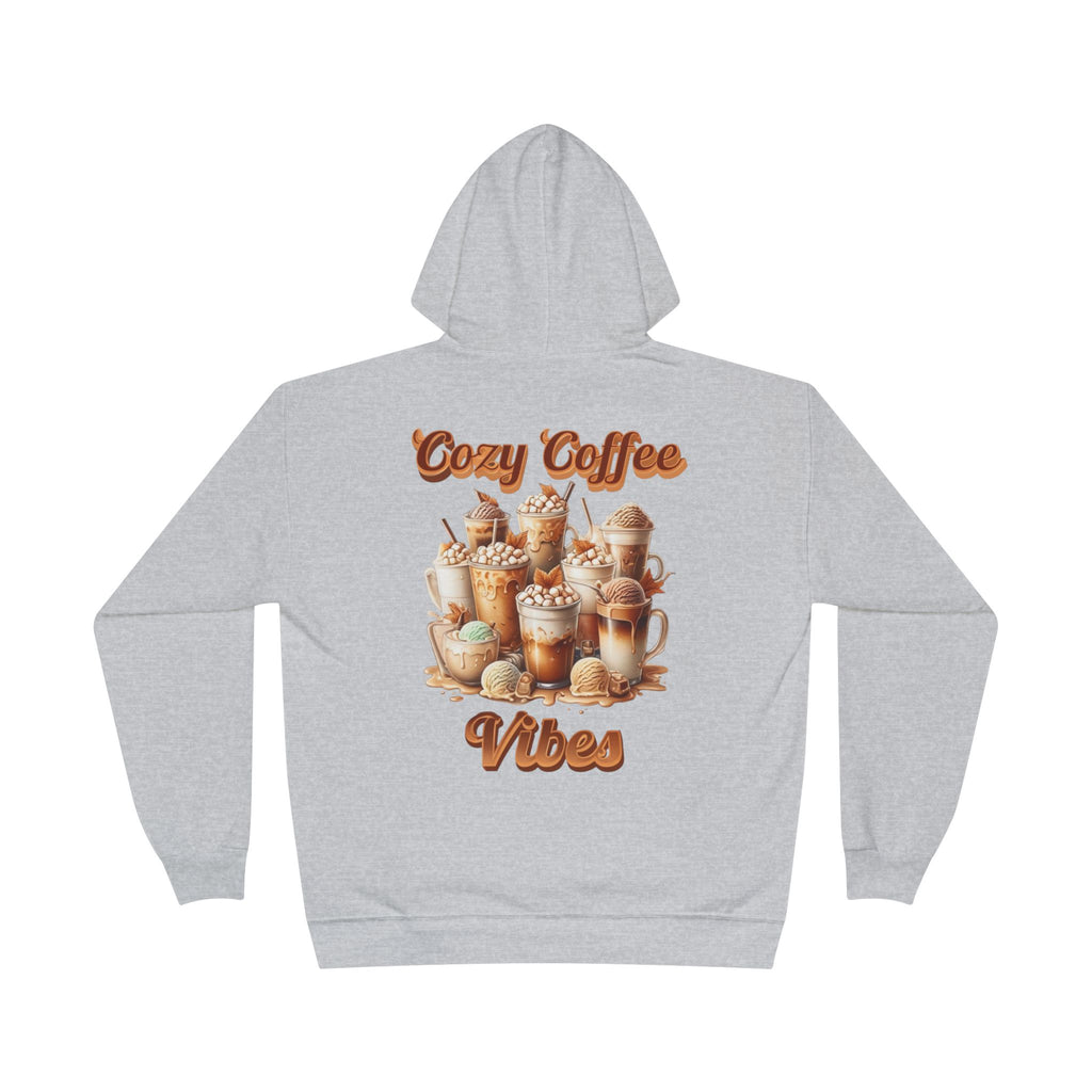 Cozy Coffee Vibes Hoodie, Eco-Friendly Pullover, Unisex Sweatshirt, Perfect Gift for Coffee Lovers, Fall/Winter Apparel, Relaxation Fashion