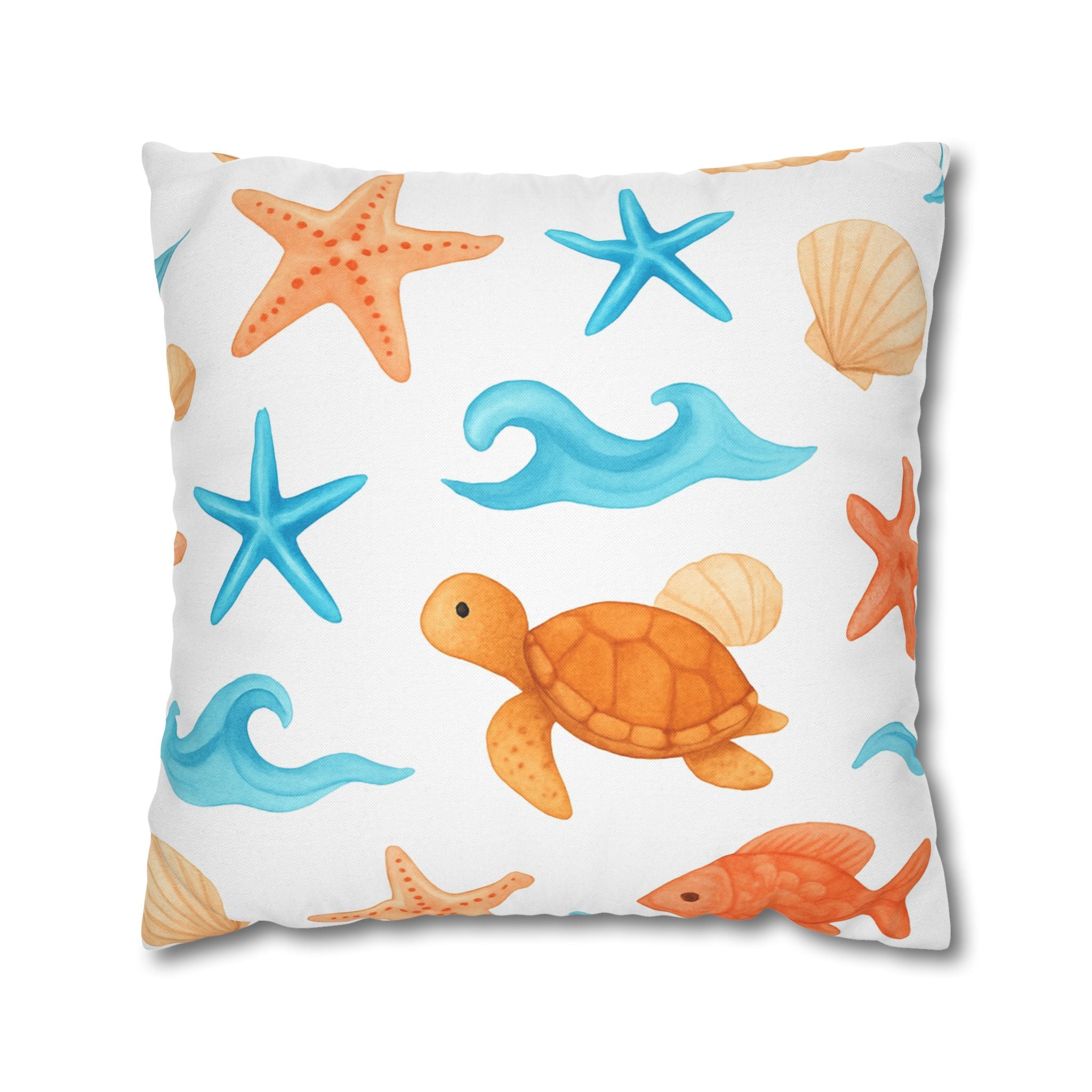 Beach-Themed Pillowcase, Coastal Decor, Ocean Vibes, Summer Gift, Nautical Home Accent