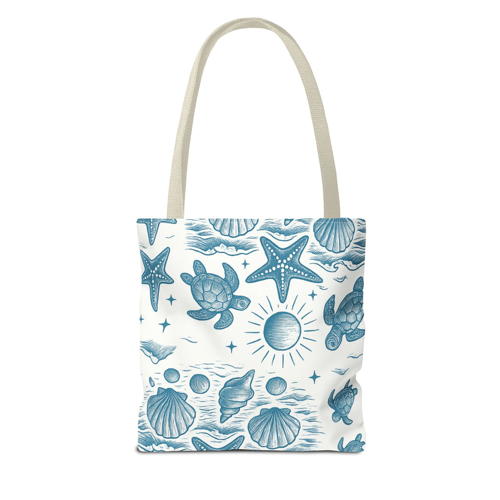 Ocean-Inspired Tote Bag, Beach Bag, Reusable Shopping Tote, Gifts for Ocean Lovers, Summer Accessory, Eco-Friendly Fashion