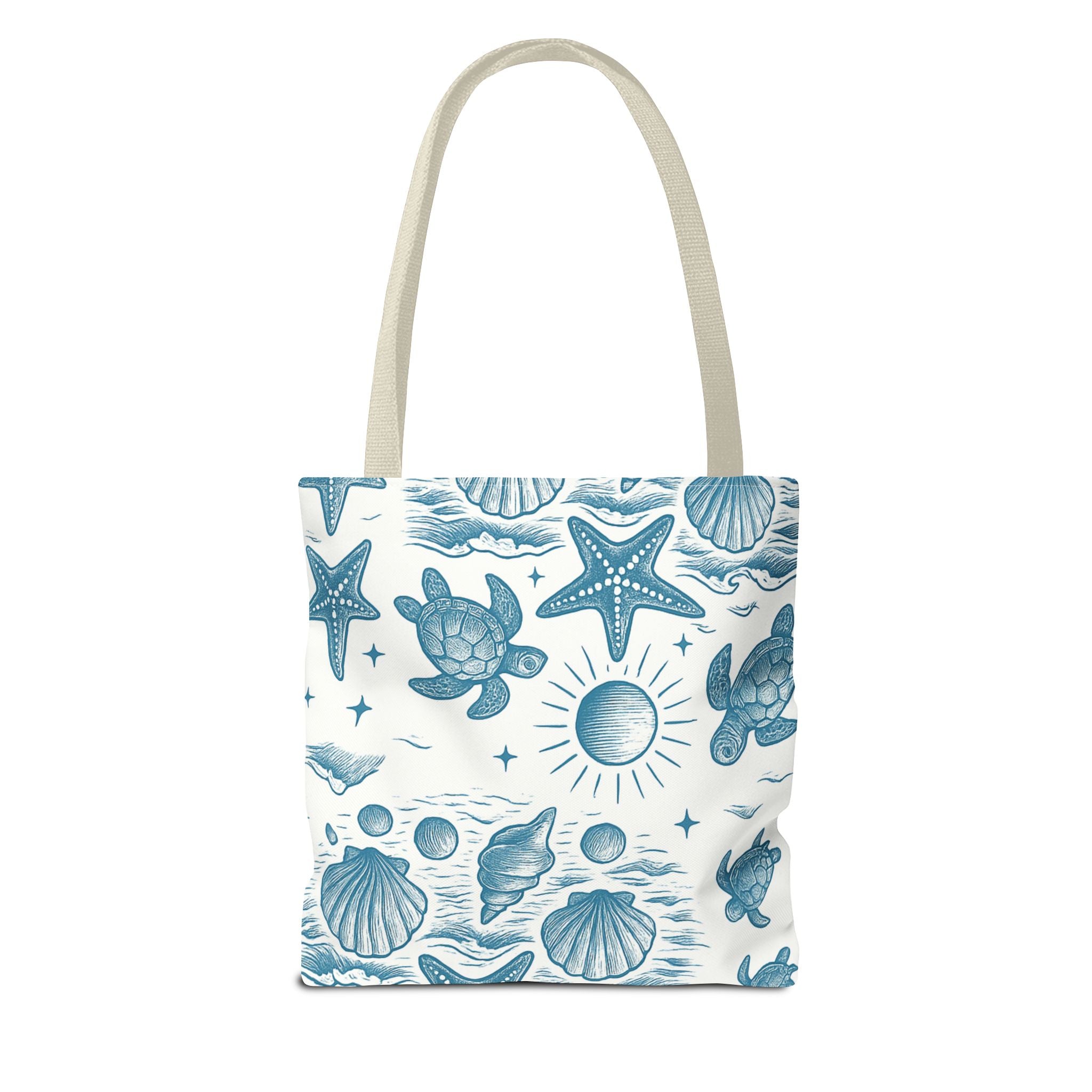 Ocean-Inspired Tote Bag, Beach Bag, Reusable Shopping Tote, Gifts for Ocean Lovers, Summer Accessory, Eco-Friendly Fashion