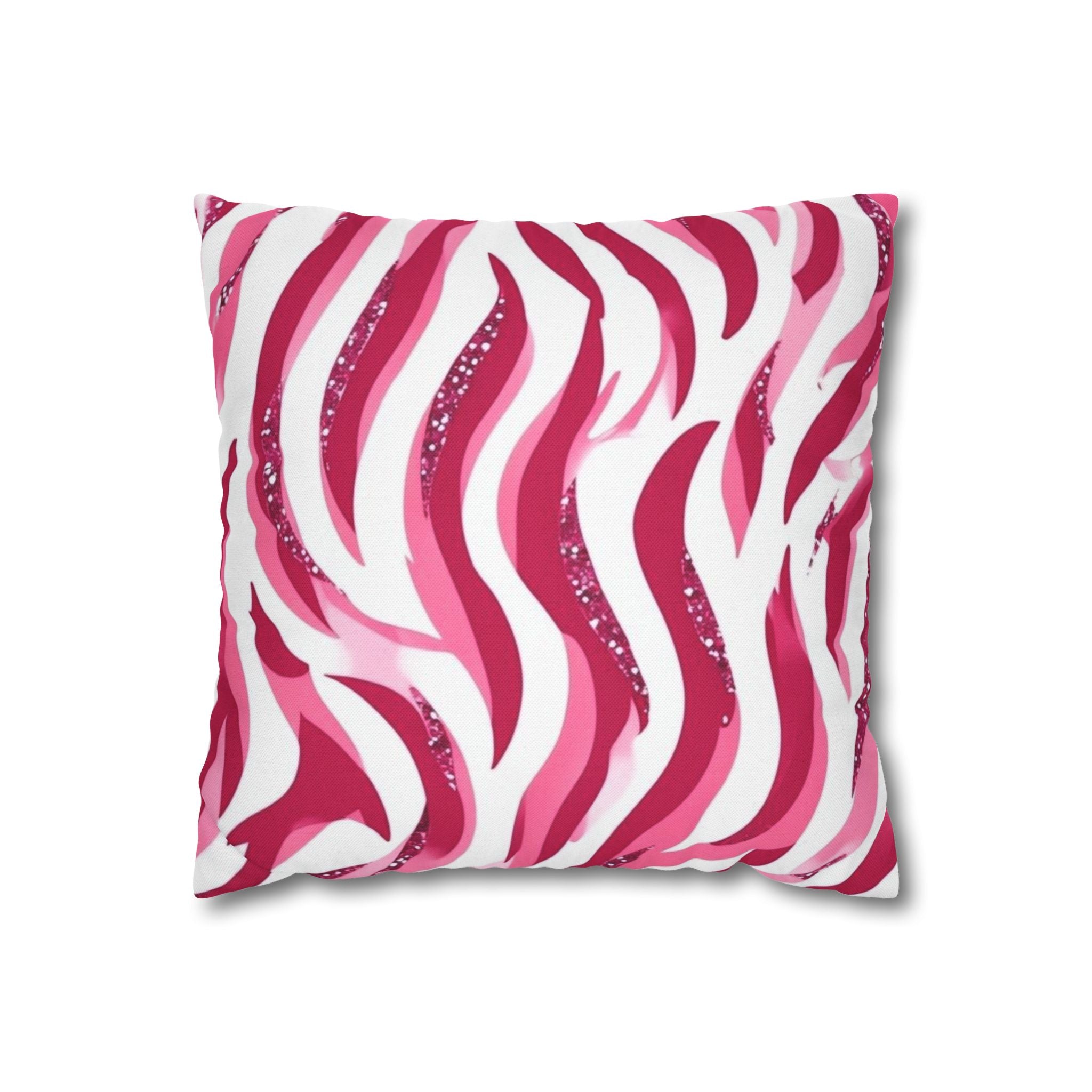 Vibrant Zebra Print Pillowcase, Home Decor, Couch Accent, Gift for Her, Animal Print Decor