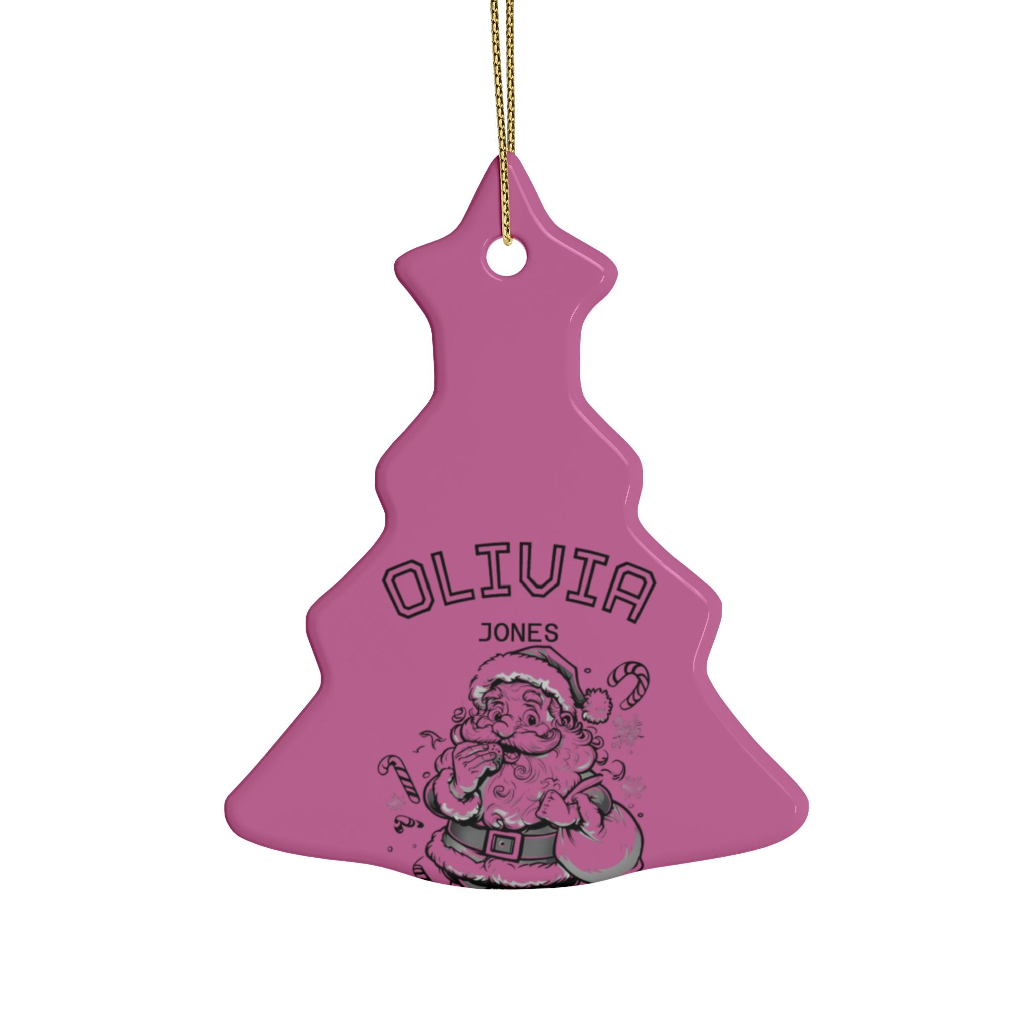 Personalized Heart-Shaped Ceramic Ornaments Set for Christmas and Holidays and In Loving Memory/Always In My Heart