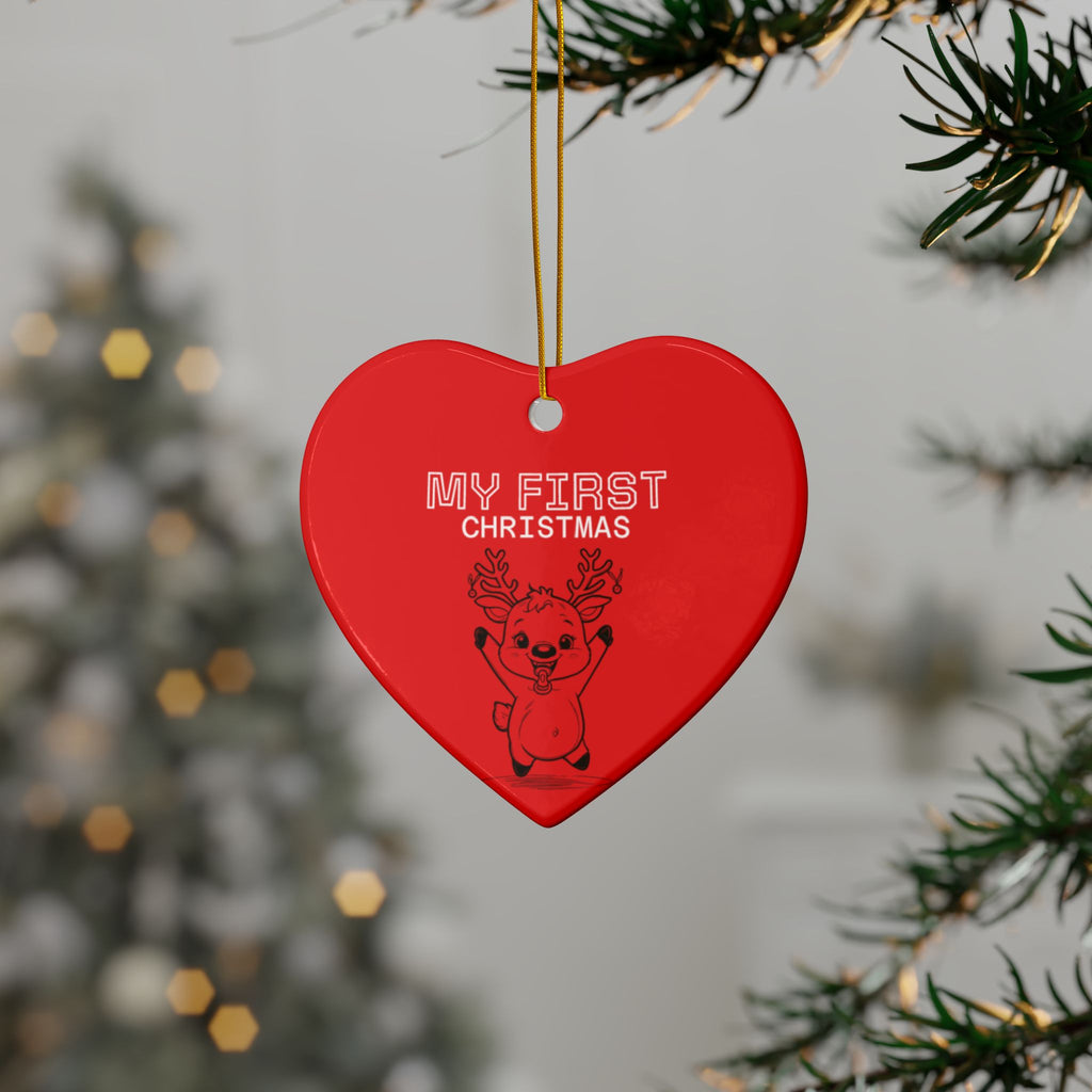 Ceramic Ornaments - Baby's First Christmas Set